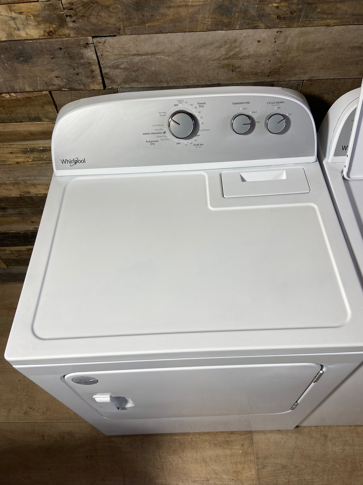Whirlpool Grey Panel Top Load Washer & Dryer Set