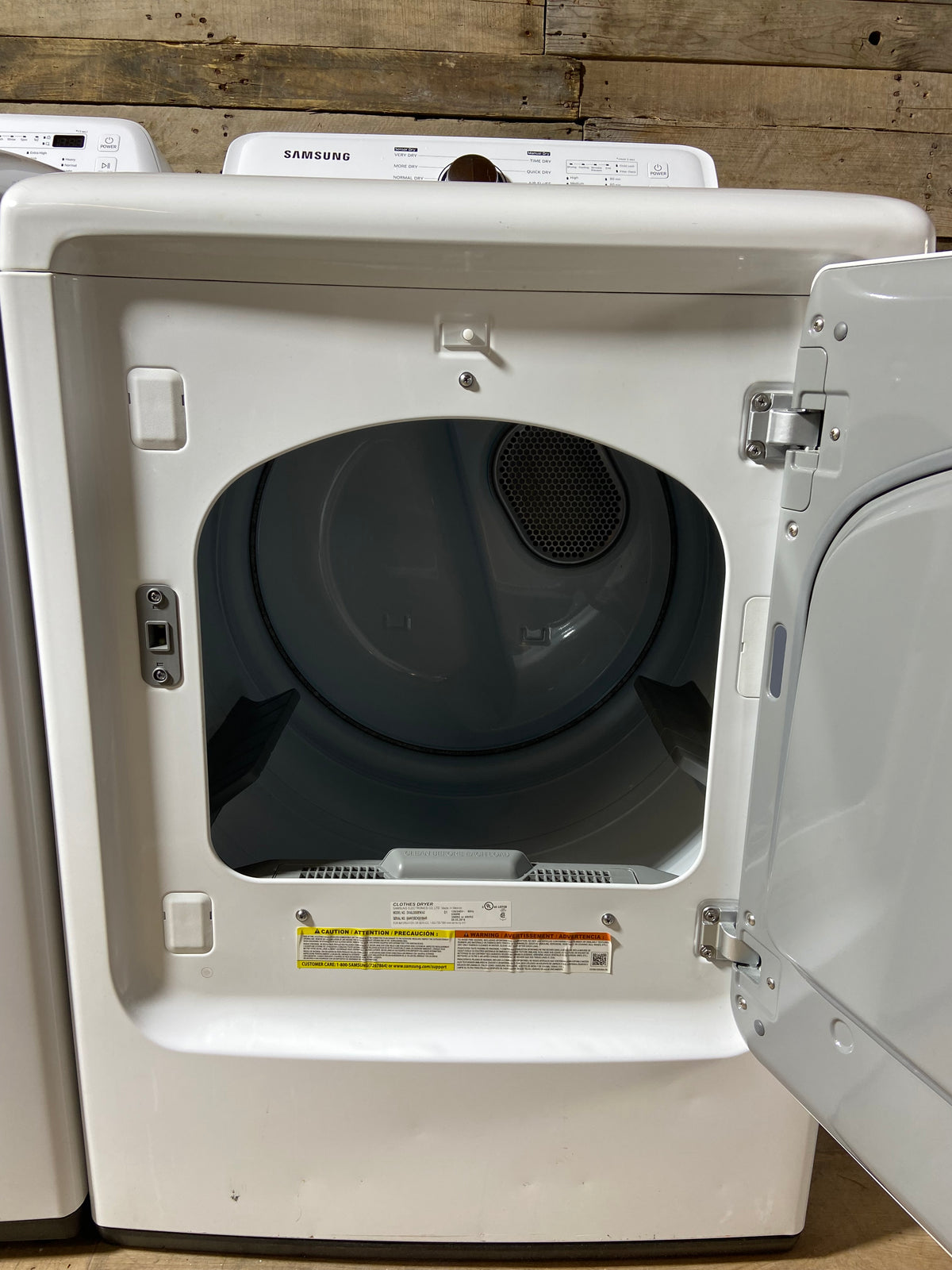 Samsung Top Load Large Capacity Glass Lid Washer & Dryer Set