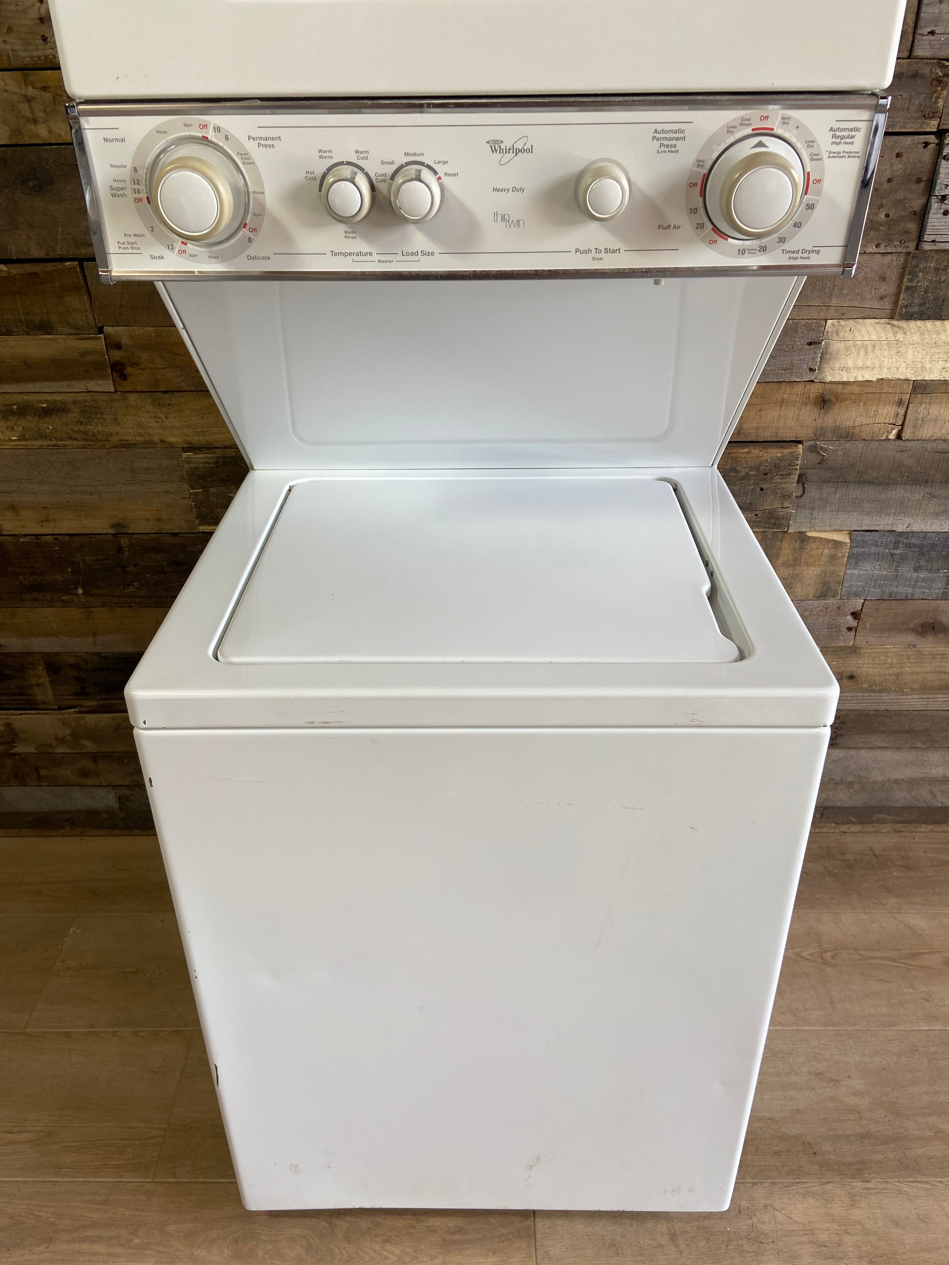 Whirlpool Thin Twin 24inch Stackable (240v)