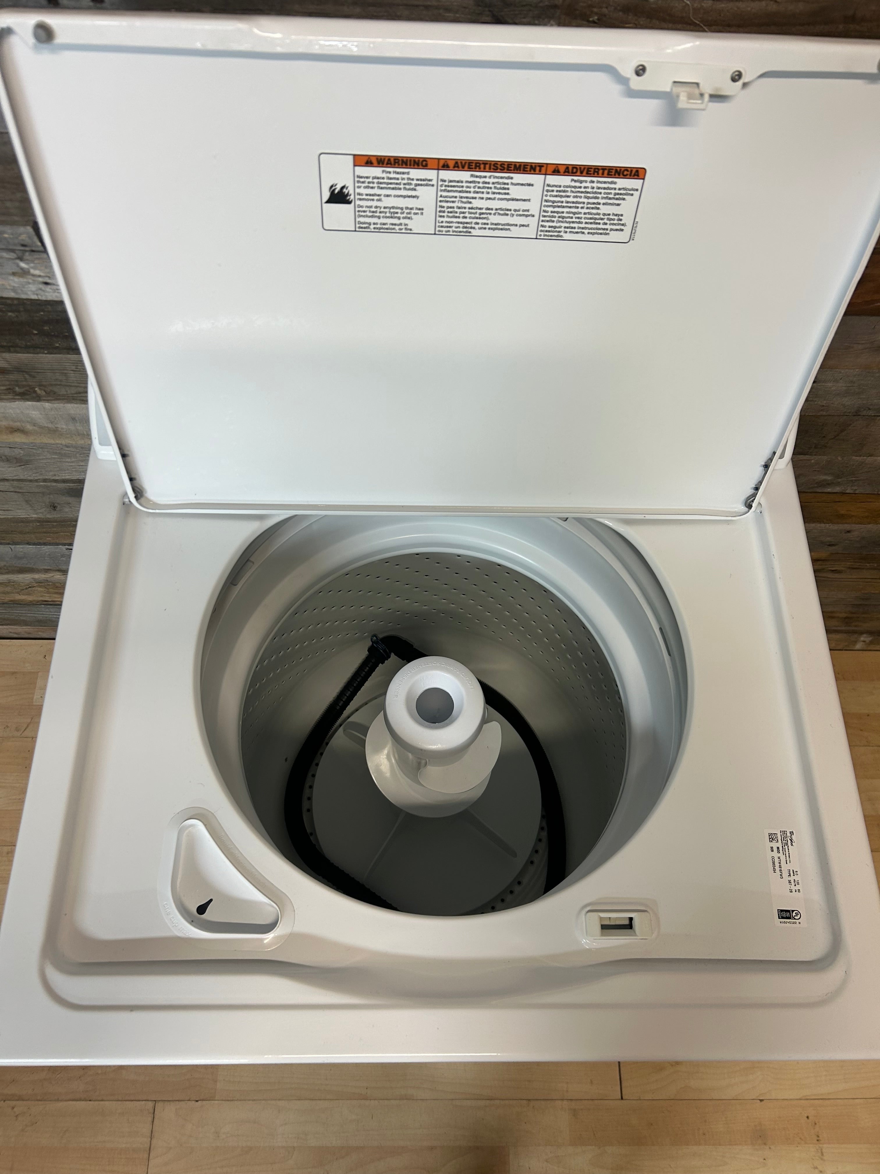 Whirlpool Grey Face Top Load Washer