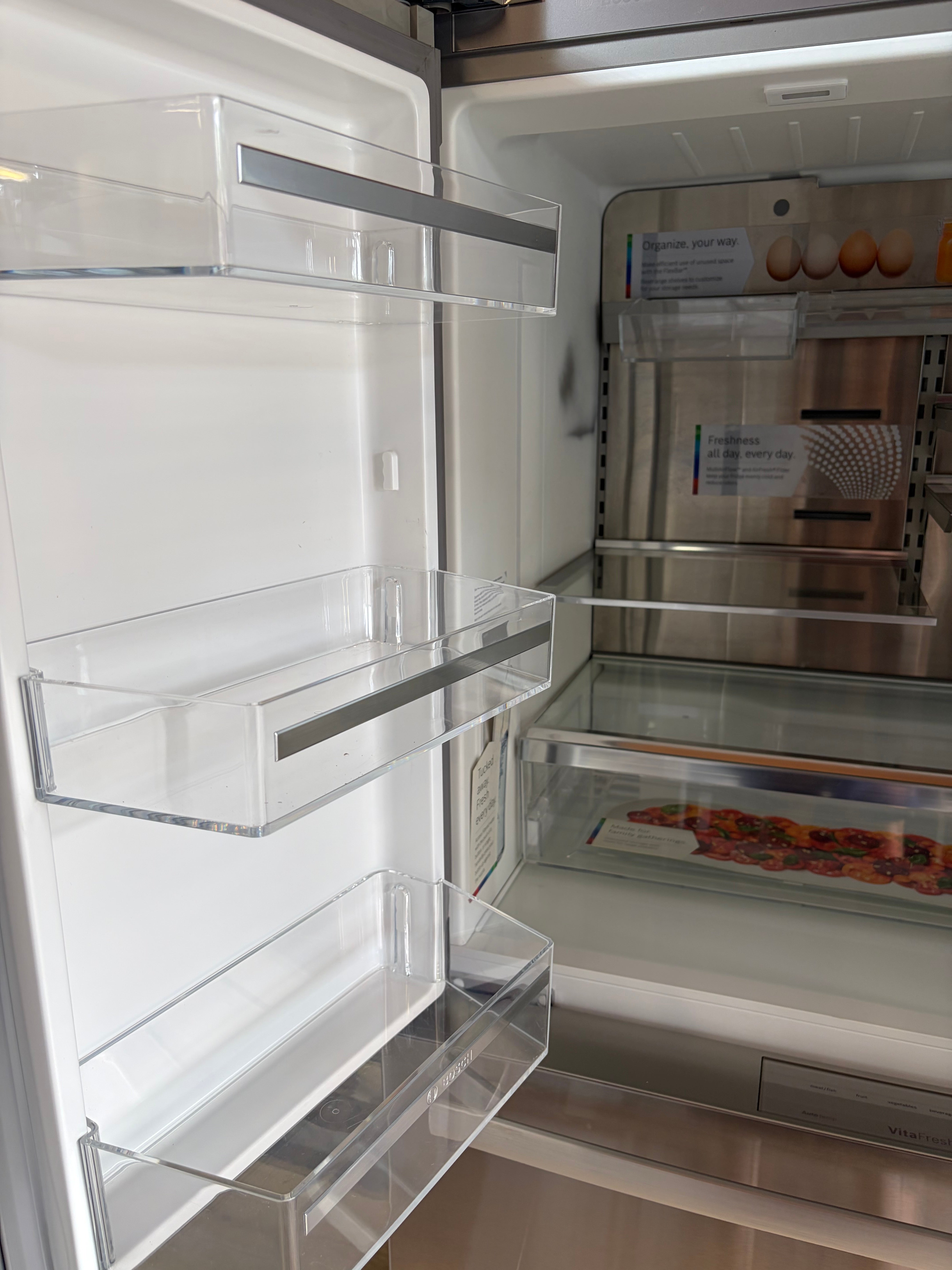 Bosch® 800 Series 36" 20.5 Cu. Ft. Stainless Steel Counter Depth French Door Refrigerator