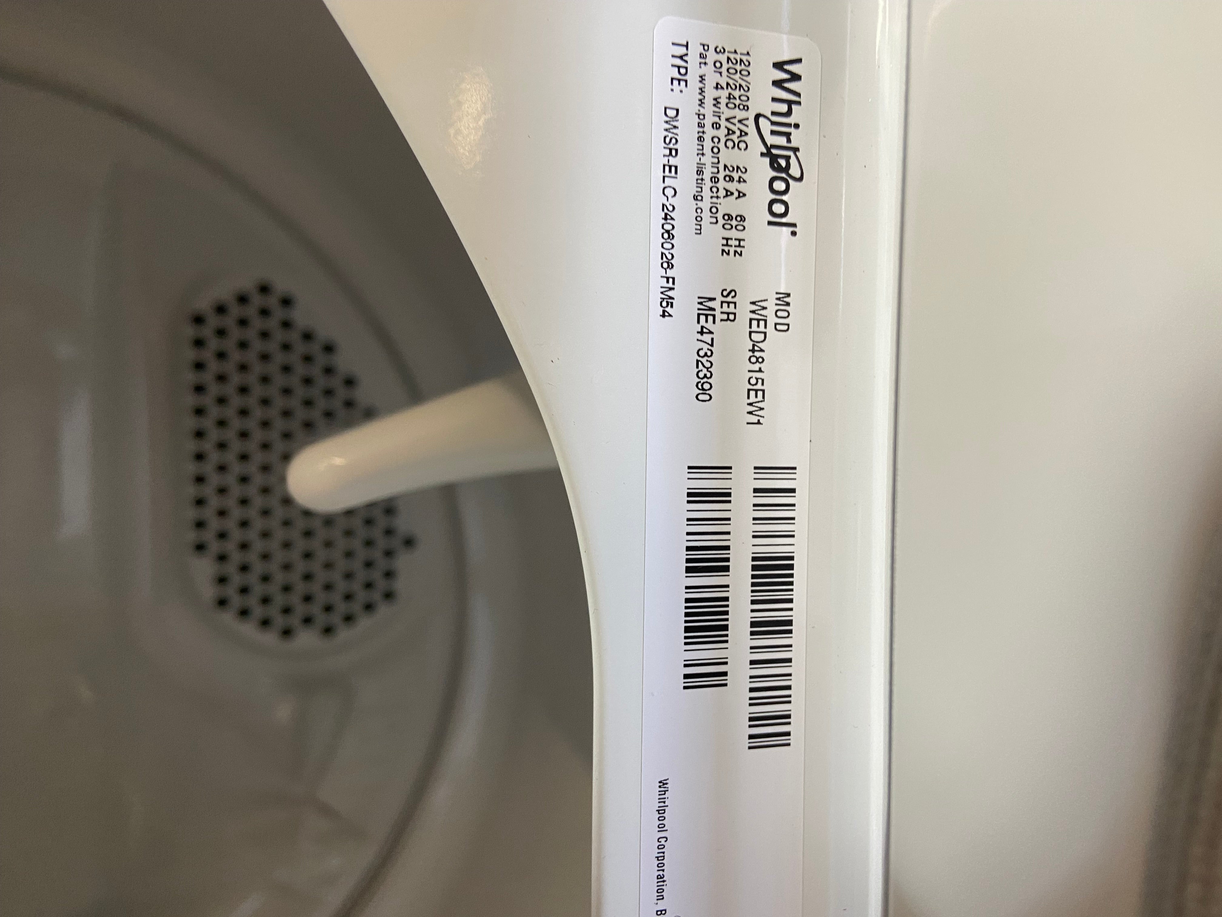 Whirlpool Top Load Washer & Dryer Set