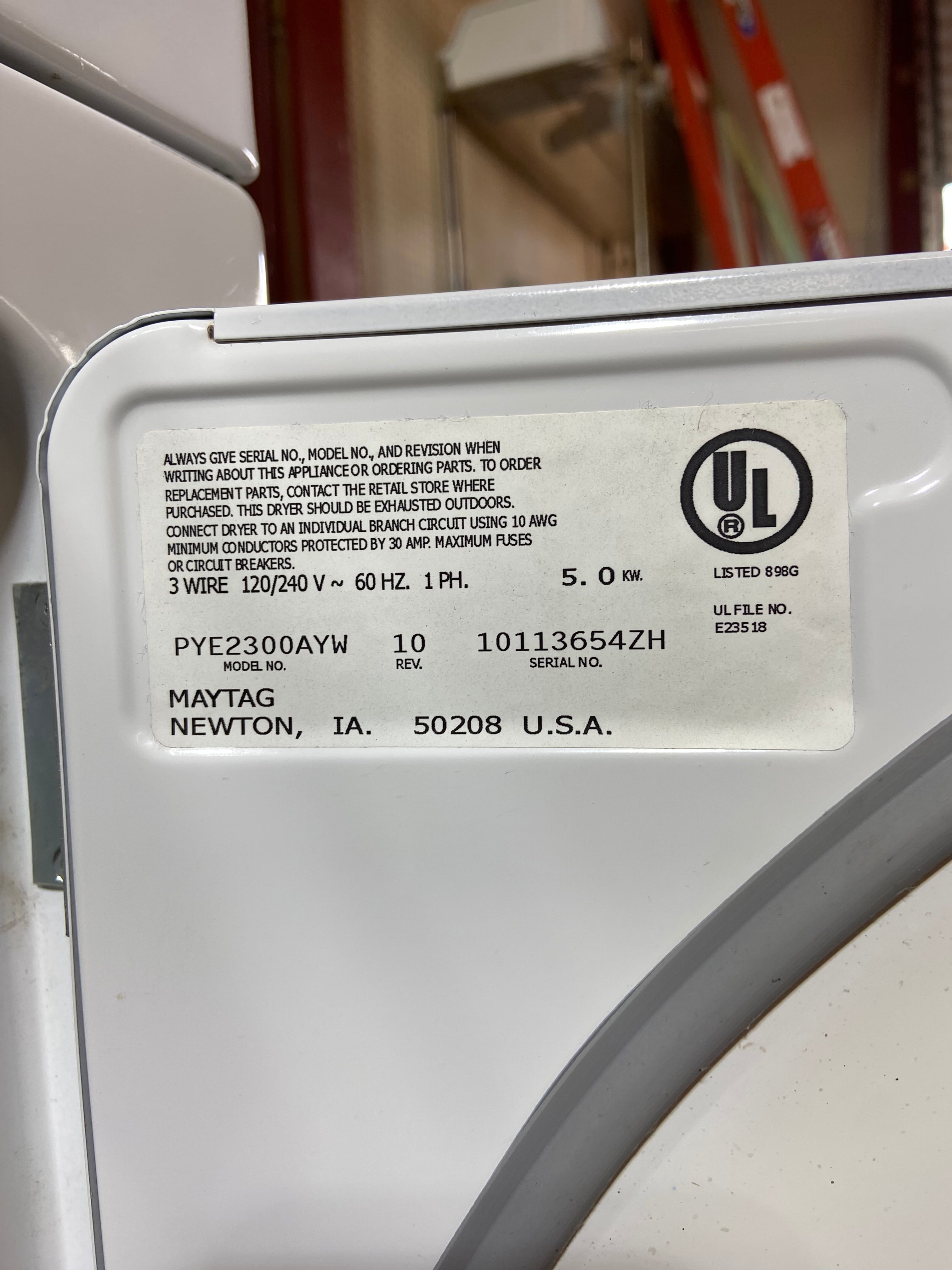 Maytag Performance Dryer