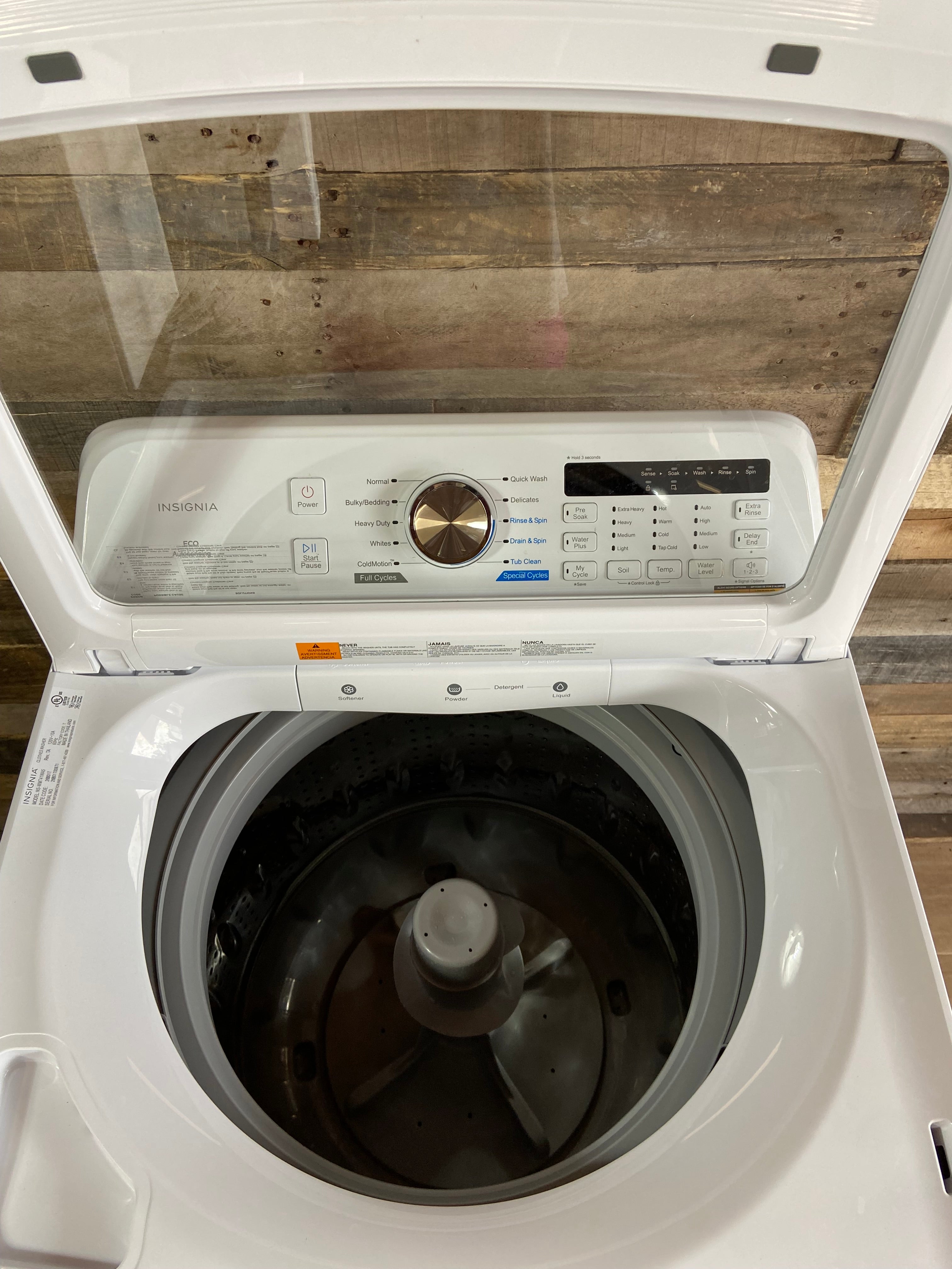 Insignia 4.1 Cu. Ft. Top Load Washer