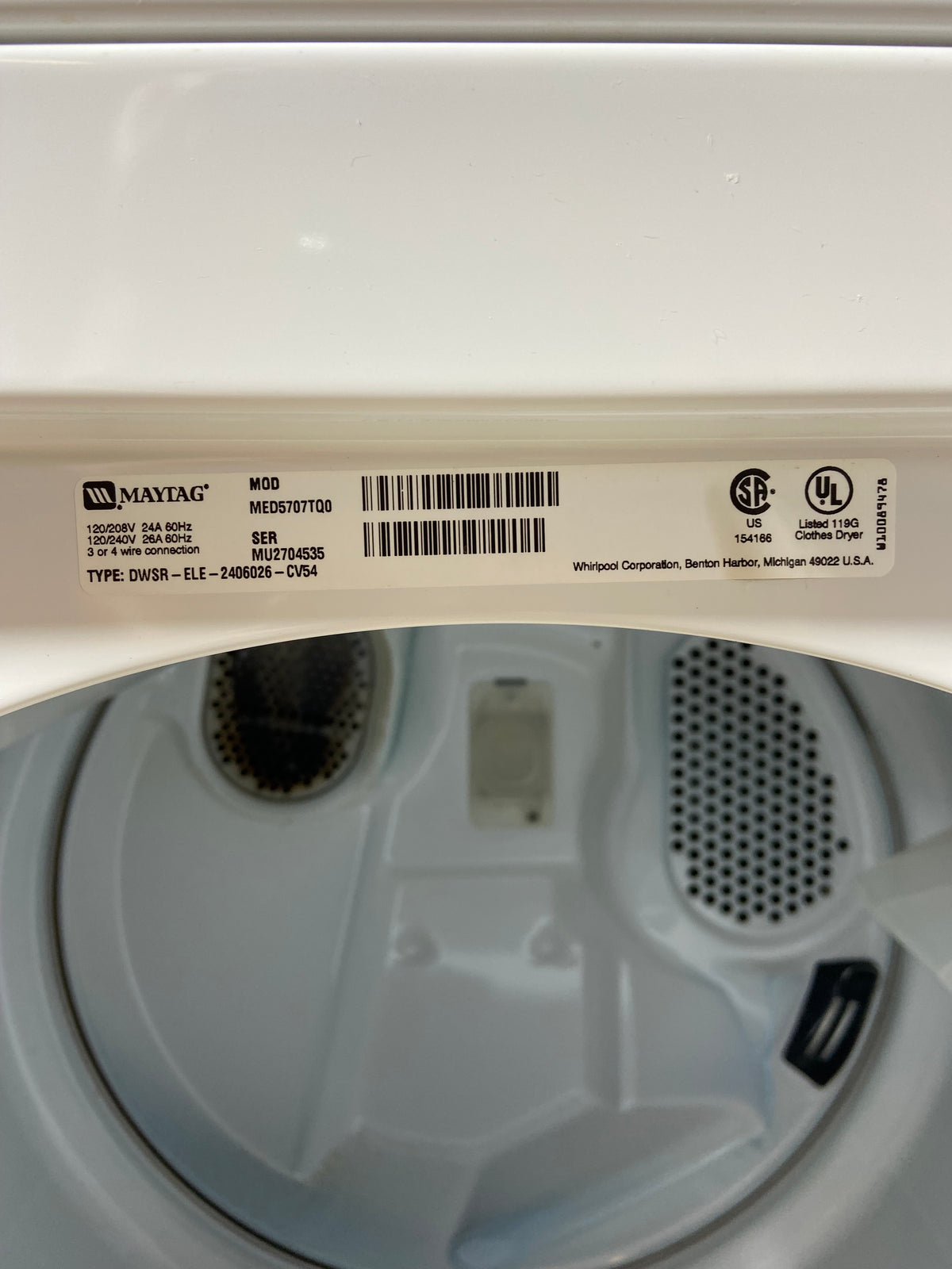 Maytag 100 year Anniversary Special Edition Dryer