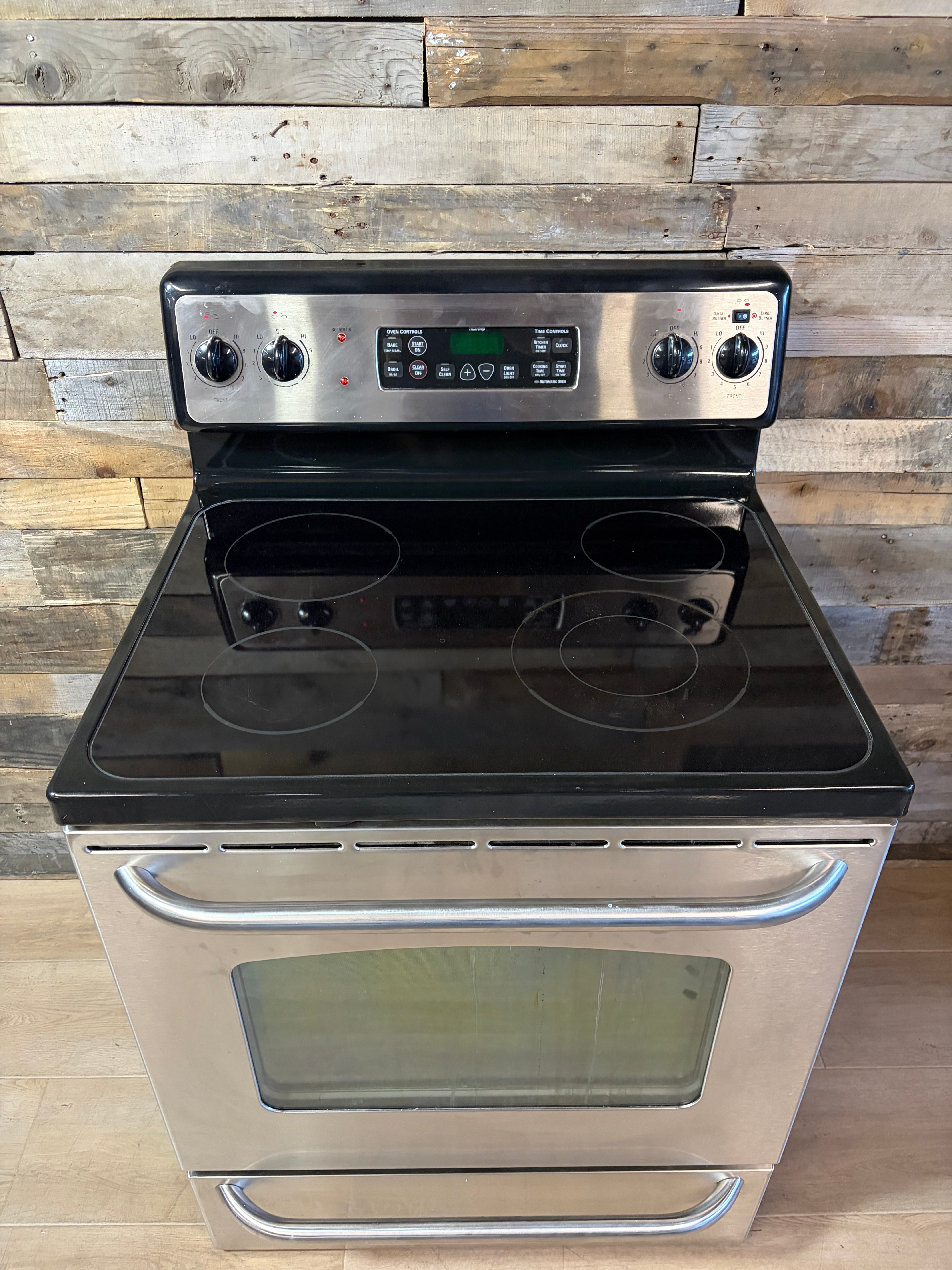 GE Stainless 5 Burner Glass Top Range