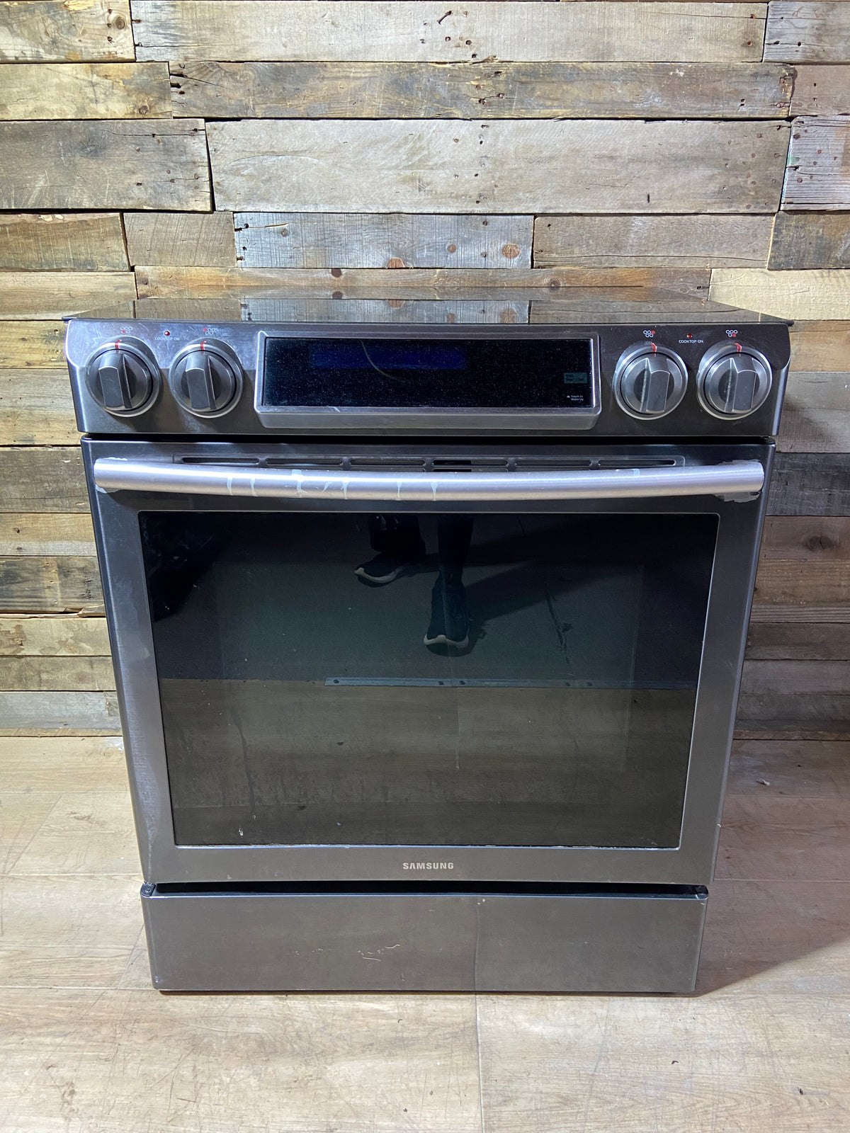 Samsung Black Stainless Slide in Range