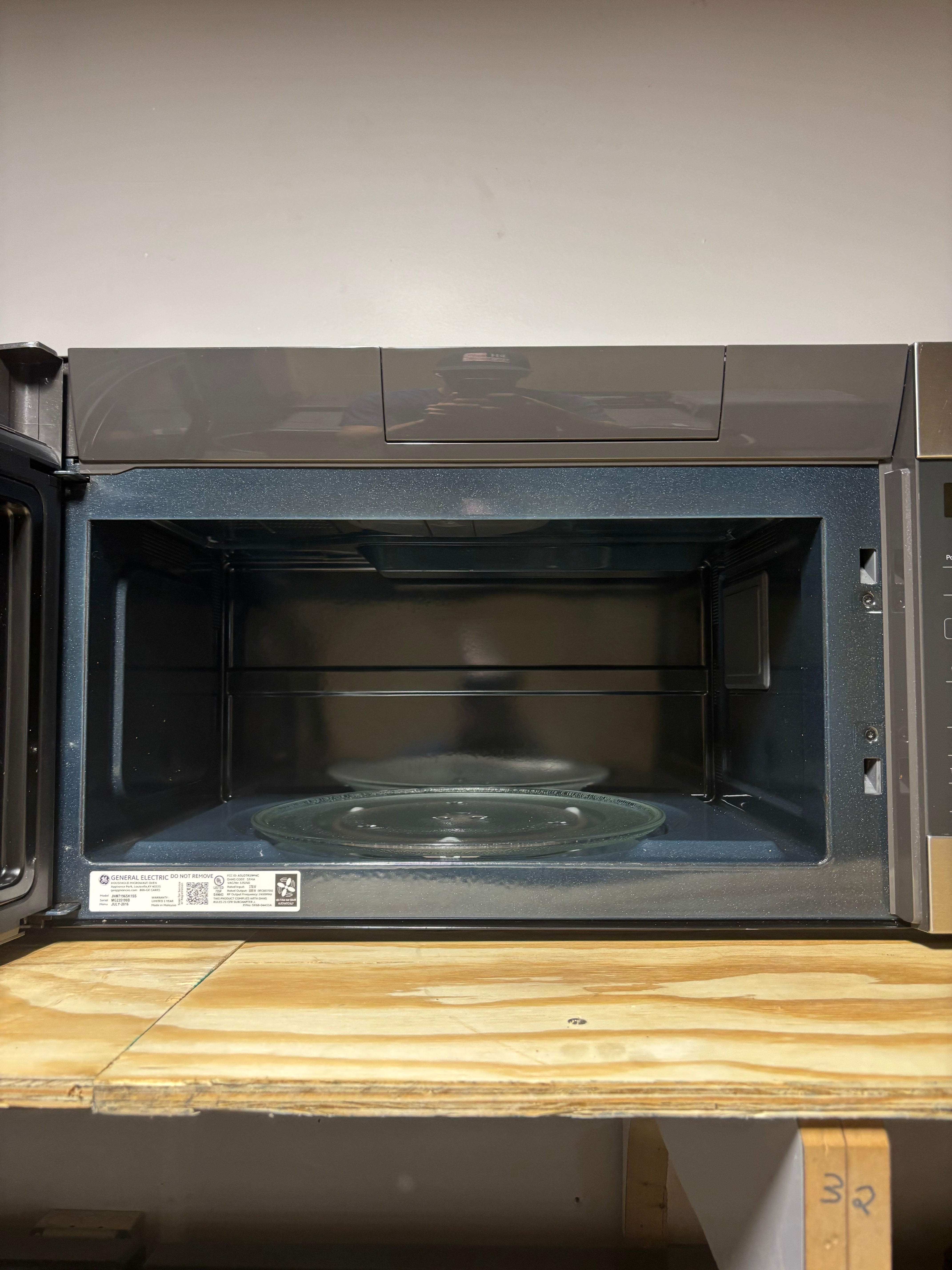 GE Stainless Microwave