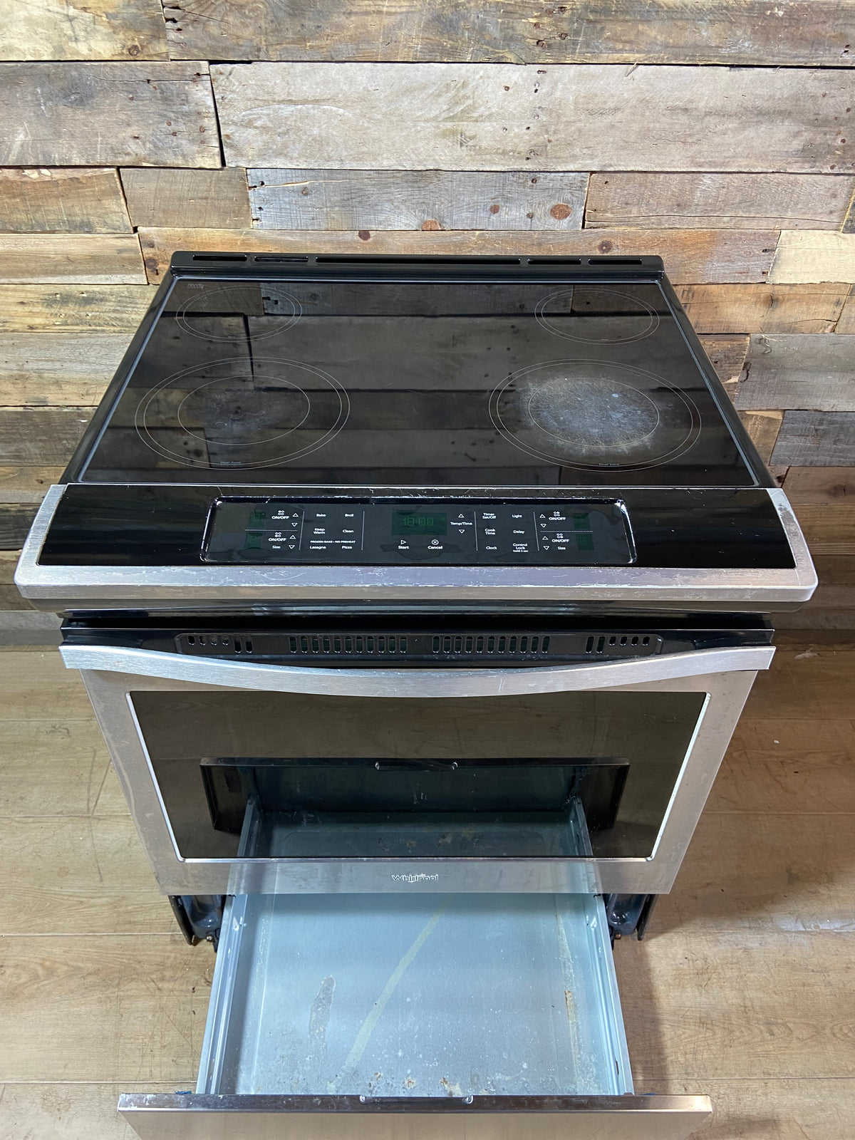 Whirlpool Stainless Steel Slide in Range