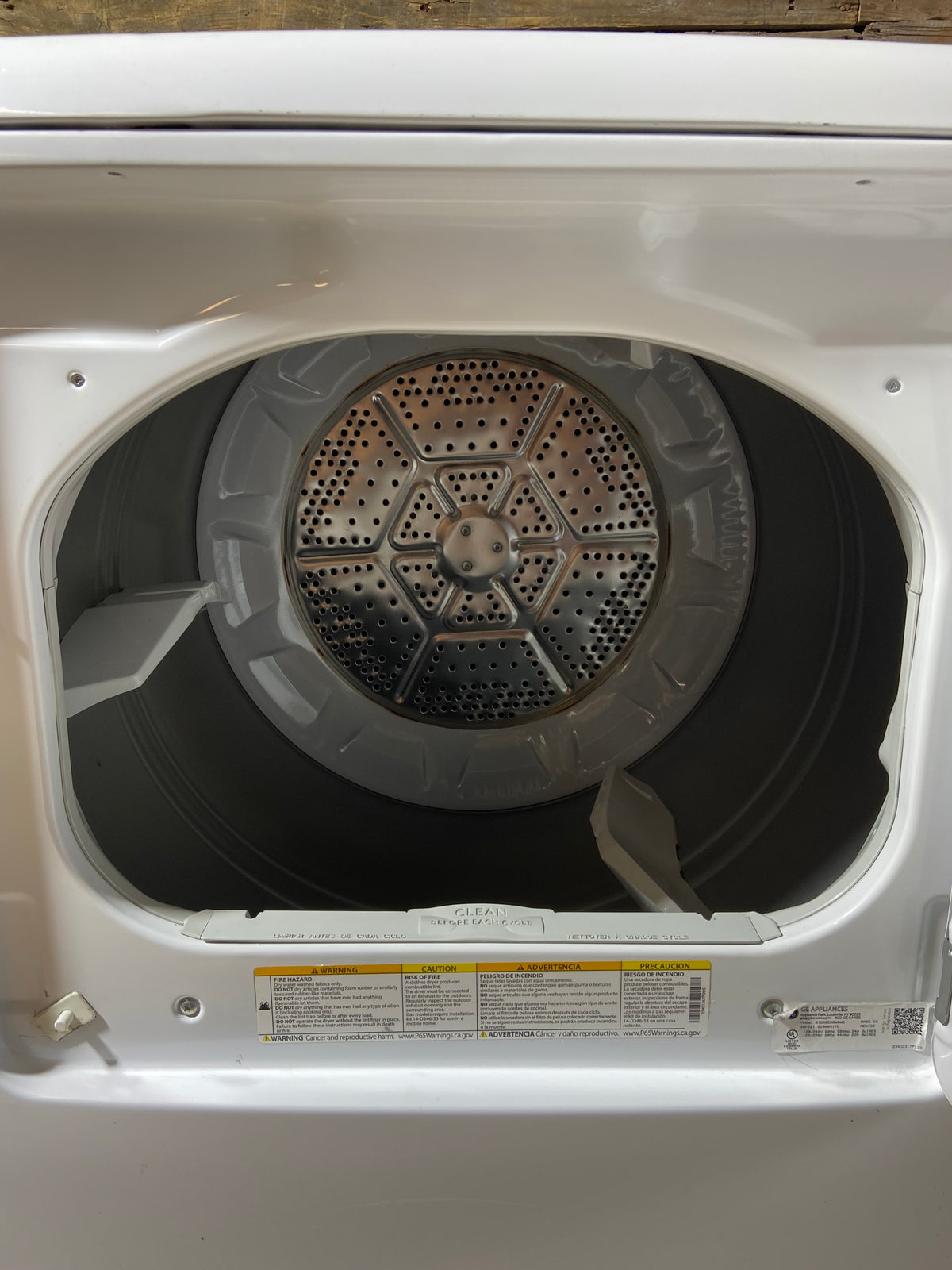 Ge Black Panel Large Capacity Dryer