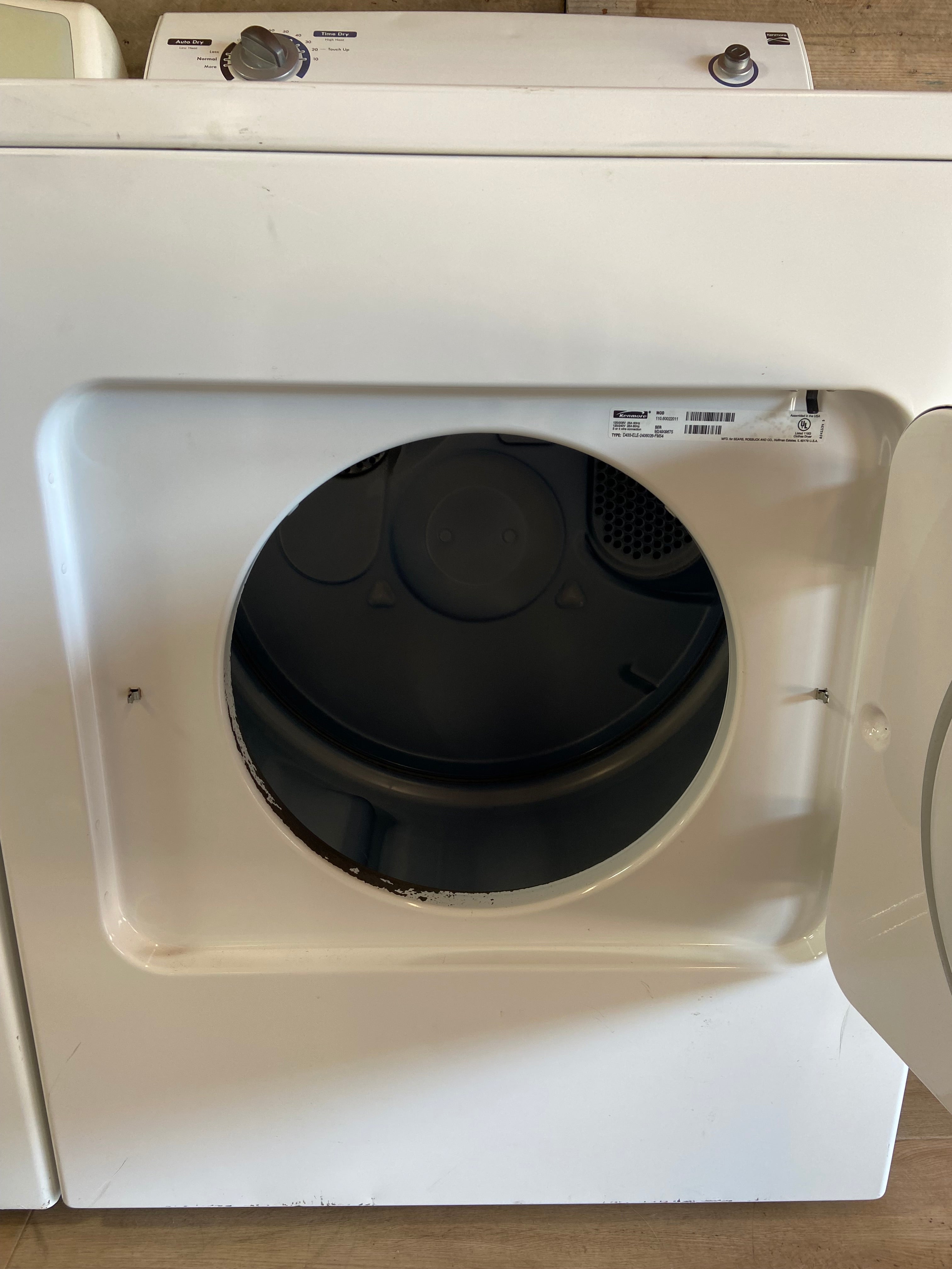 Kenmore Washer Dryer Set