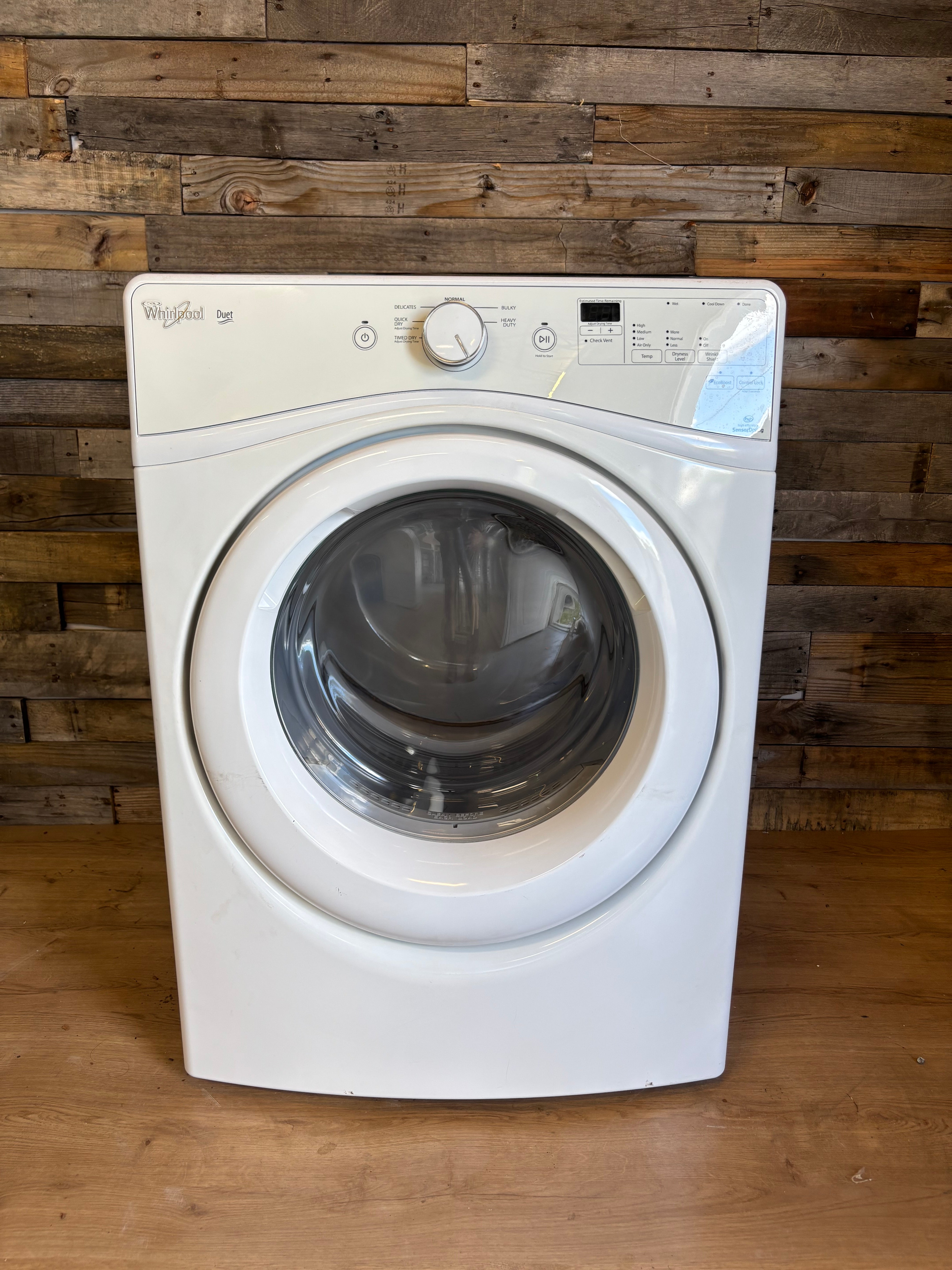 White Whirlpool Duet Dryer