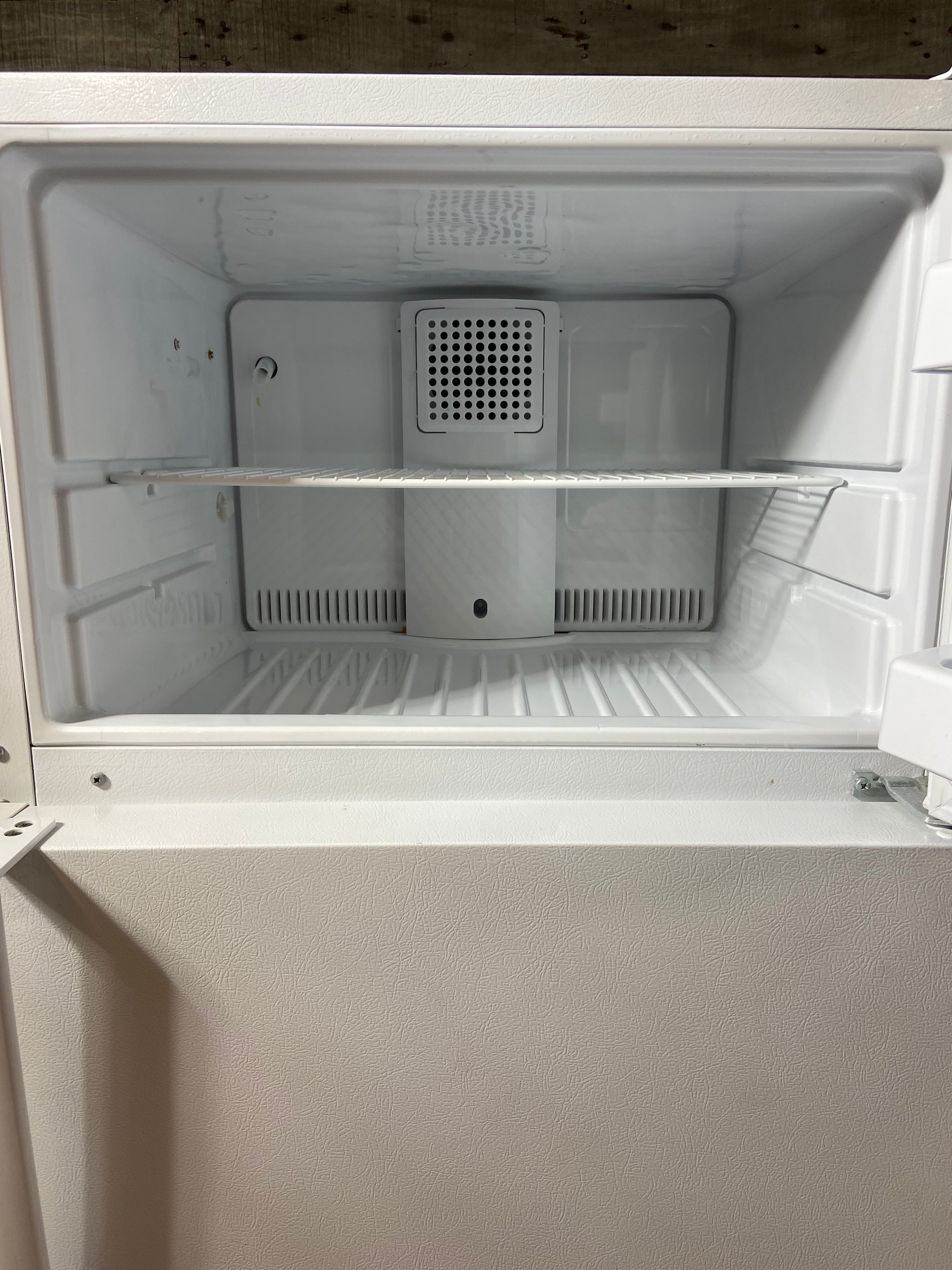 GE White Top Bottom Refrigerator