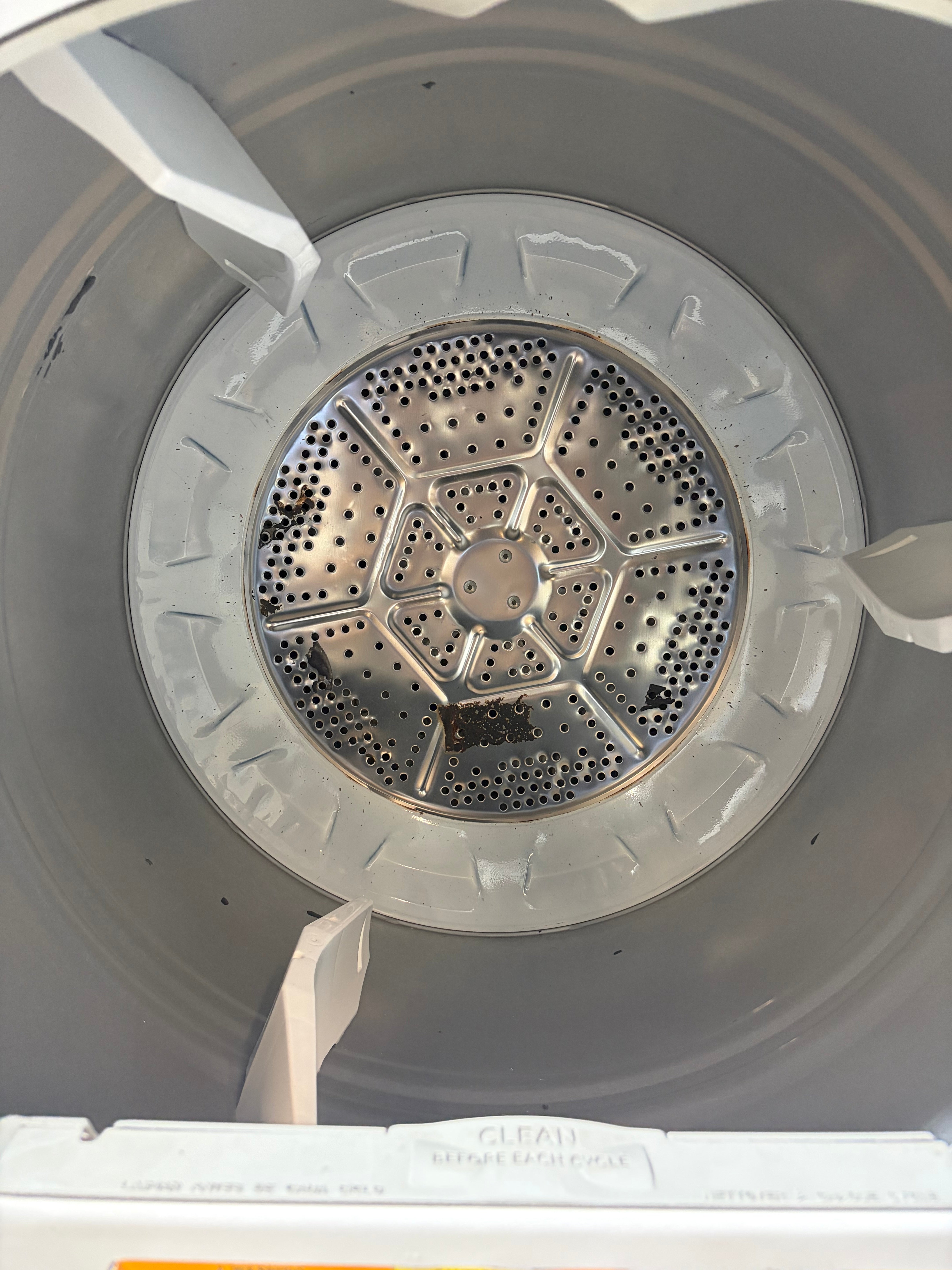 White GE Top Load Set With Agitator