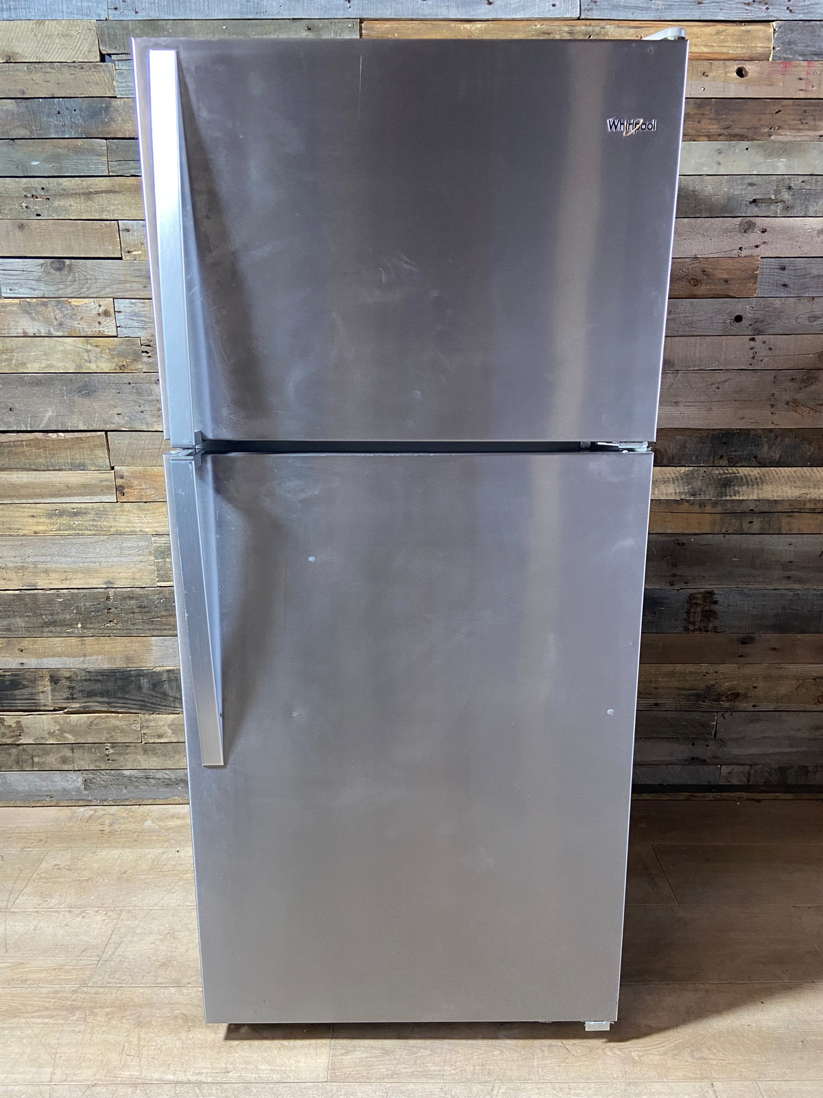 Whirlpool 30” Stainless Steel Top/Bottom Refrigerator With Ice Maker