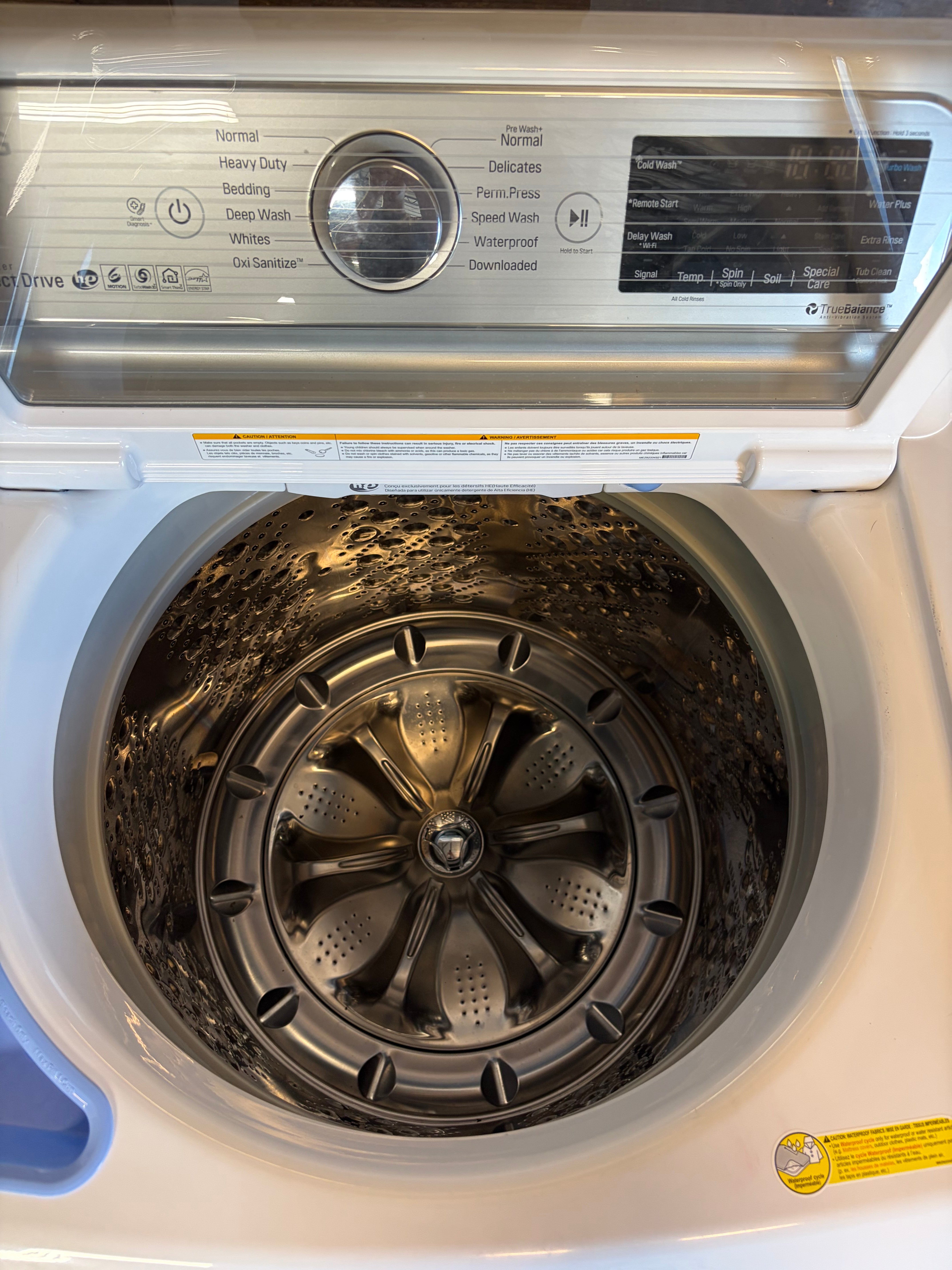 LG Direct Drive Top Load Set