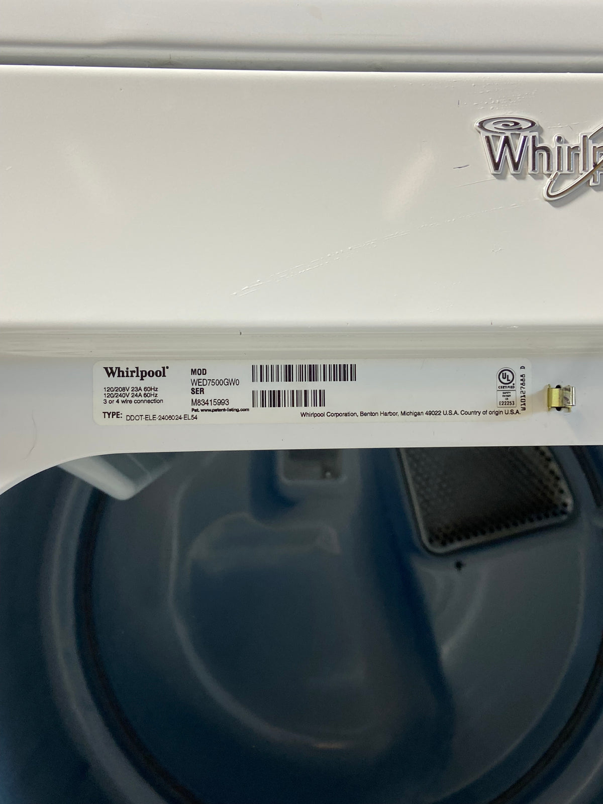 Whirlpool Large Capacity Digital Washer & Dryer Set