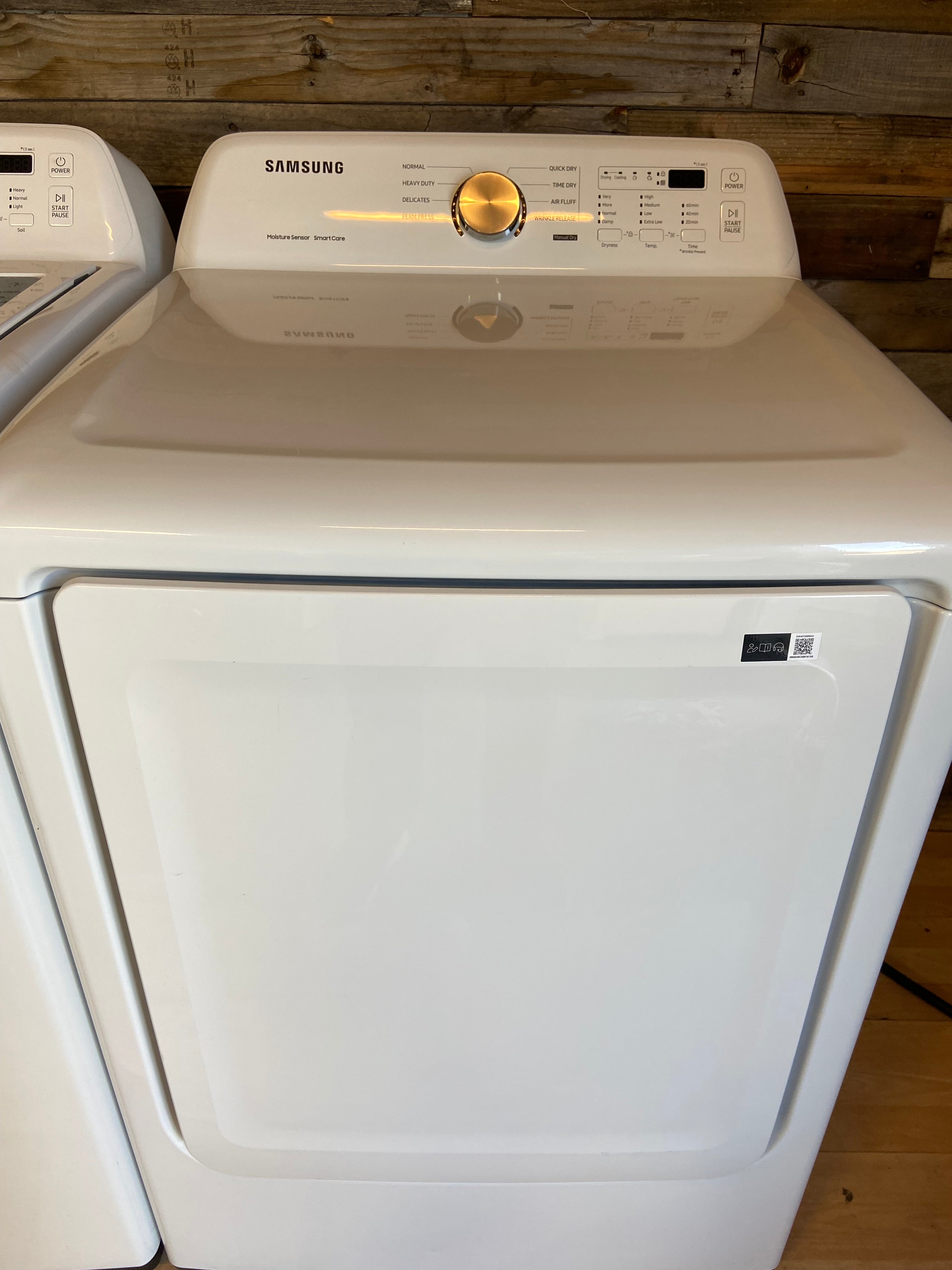 Samsung White Top Load Set