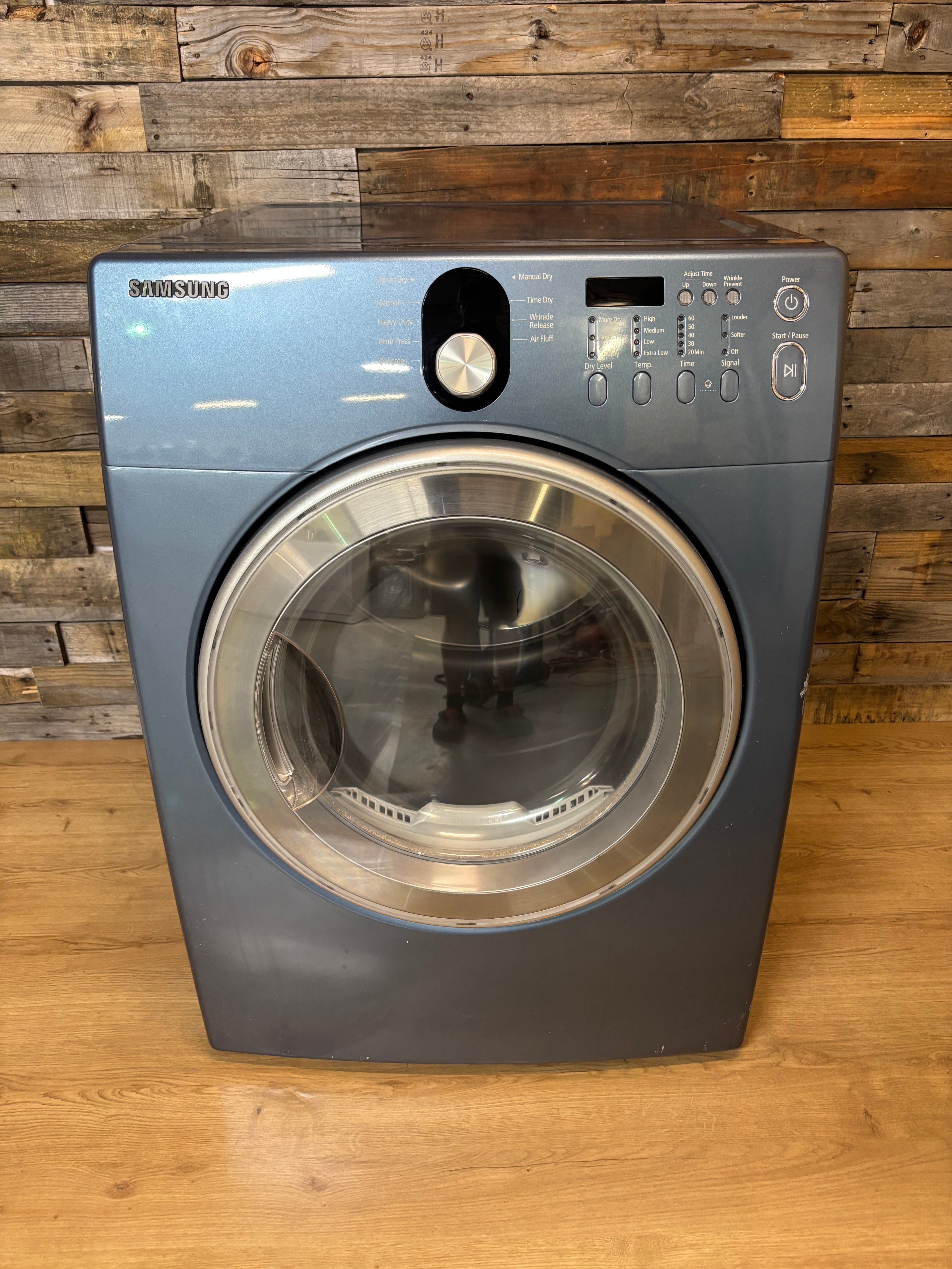Blue Samsung Front Load Style Dryer