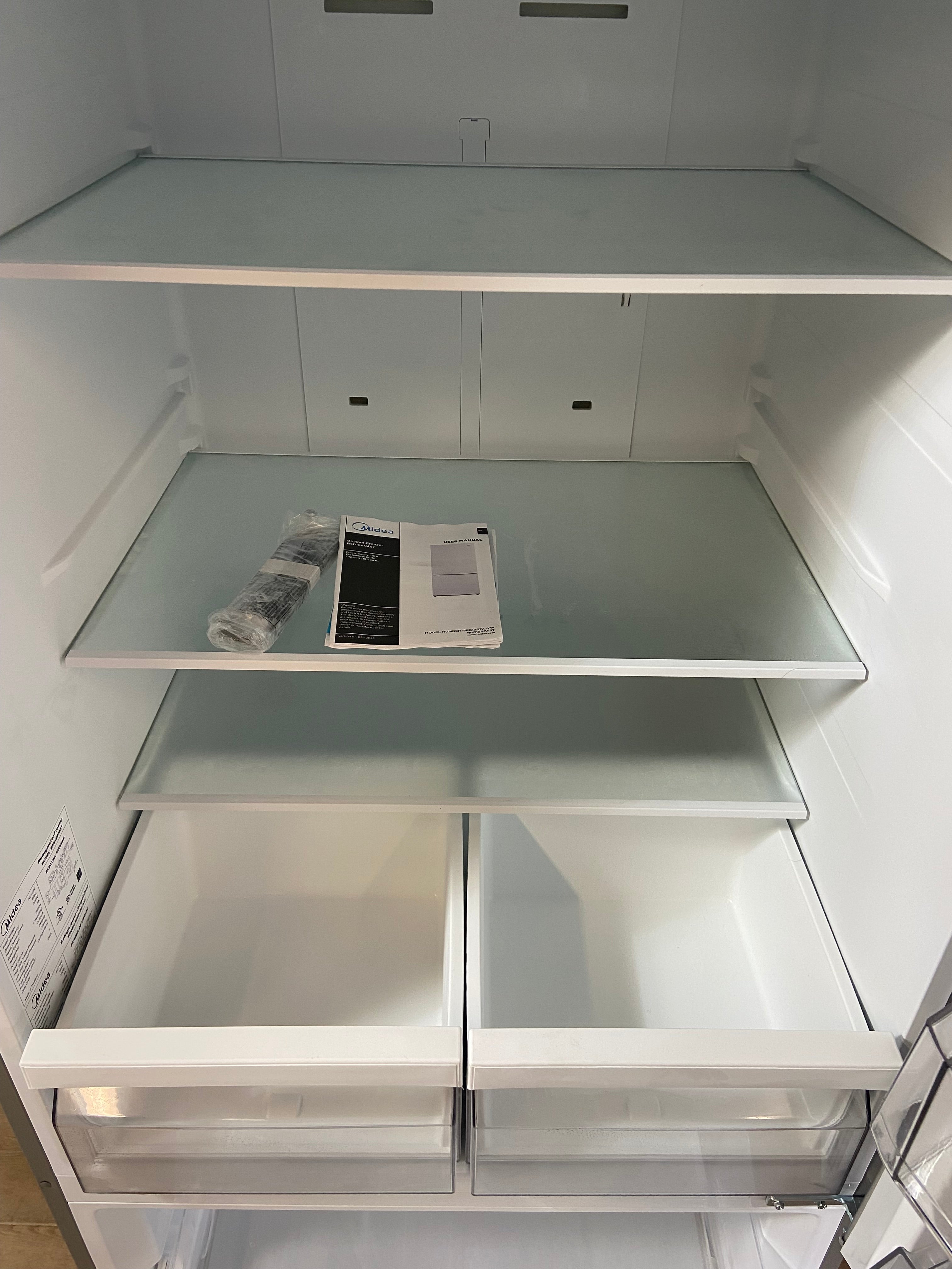 Midea 18.7 Cu. Ft. Top Freezer Refrigerator – Stainless Steel