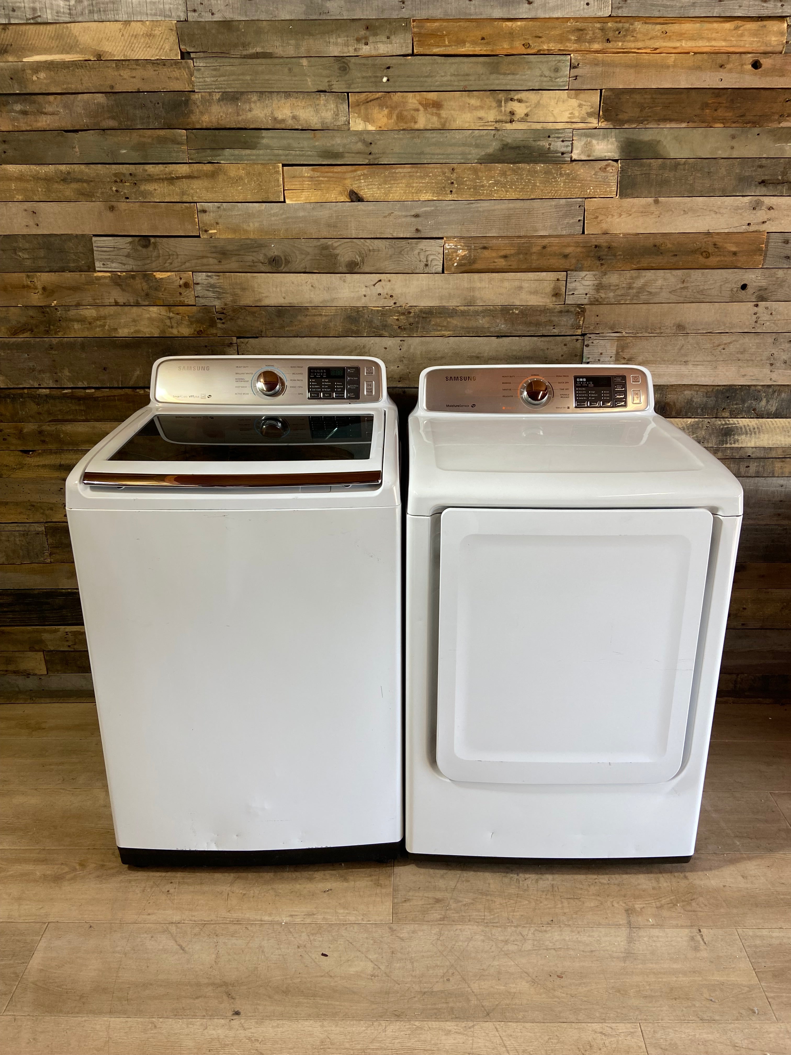 Samsung Top Load Large Capacity Washer & Dryer Set
