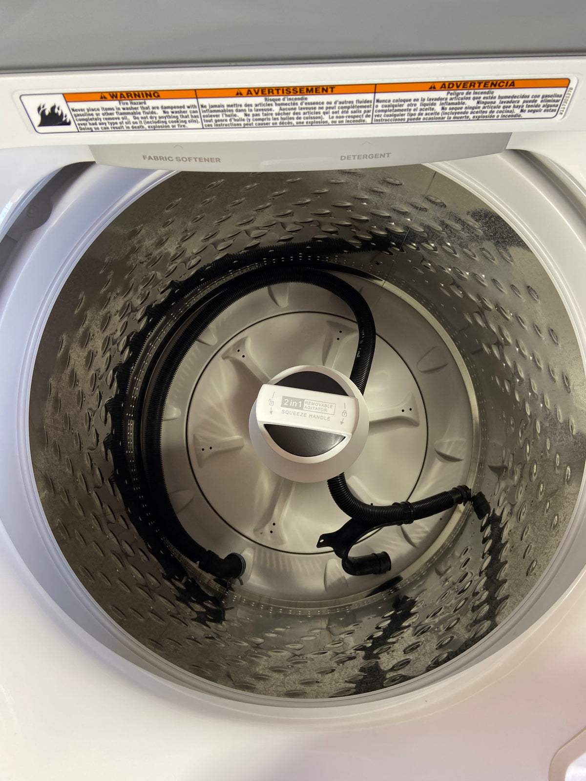 Whirlpool 2in1 Removable Agitator Washer