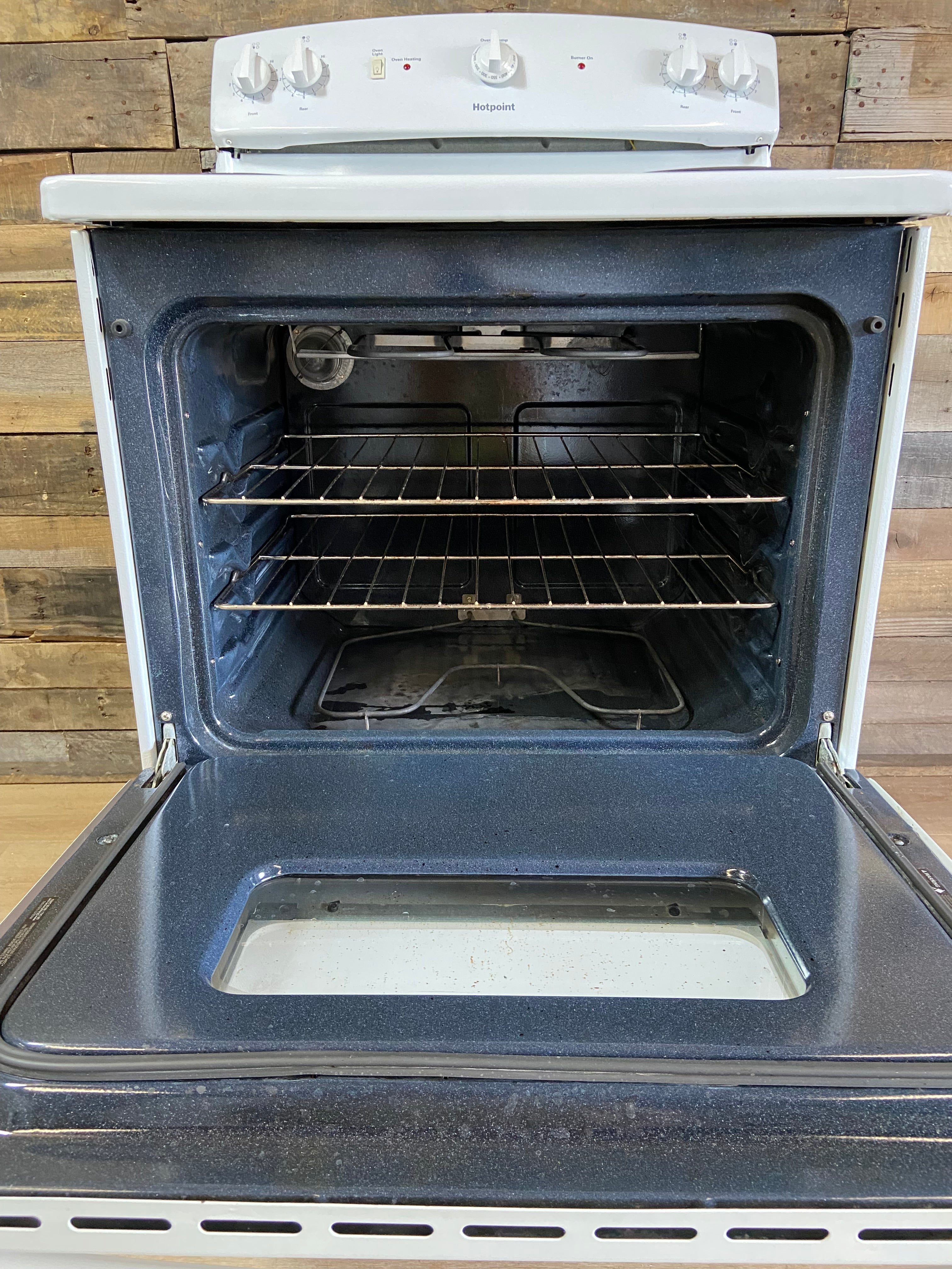 White Hotpoint 4 Burner Coil Top Range