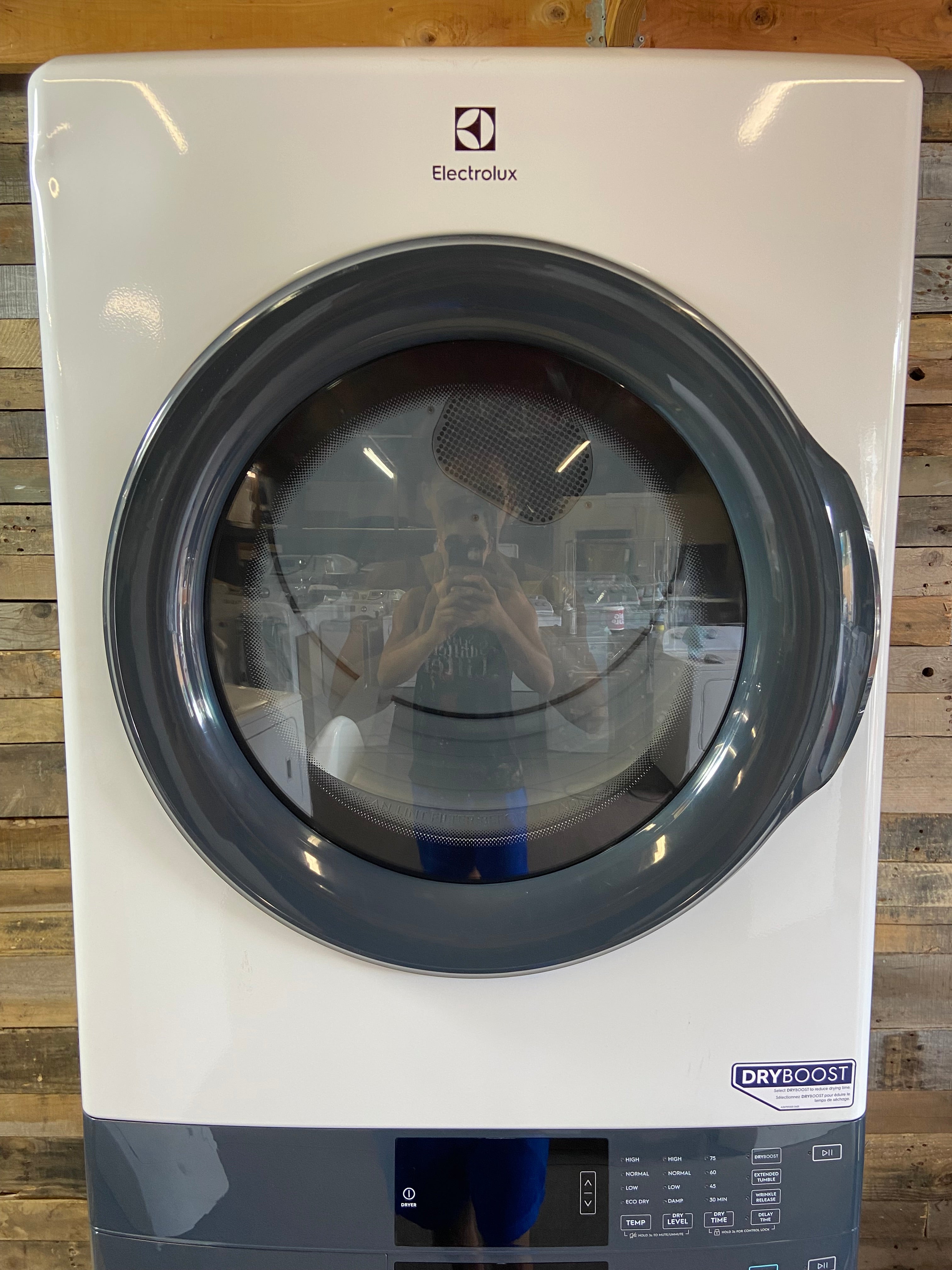 Electrolux Laundry Tower 4.5 Cu. Ft. Washer & 8.0 Cu. Ft. Gas Dryer – White