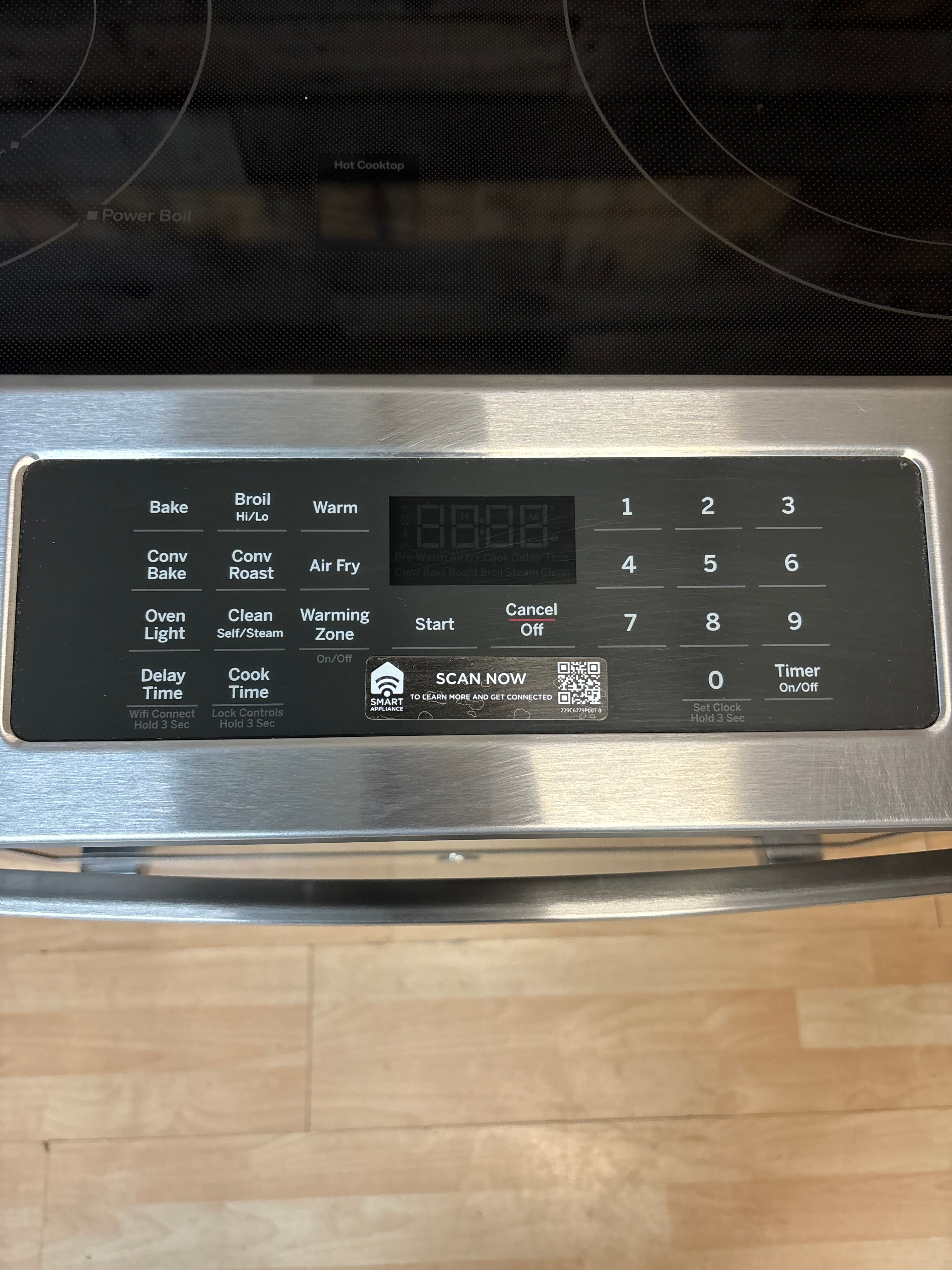 GE WiFi Stainless Slide-In Range With Air fry