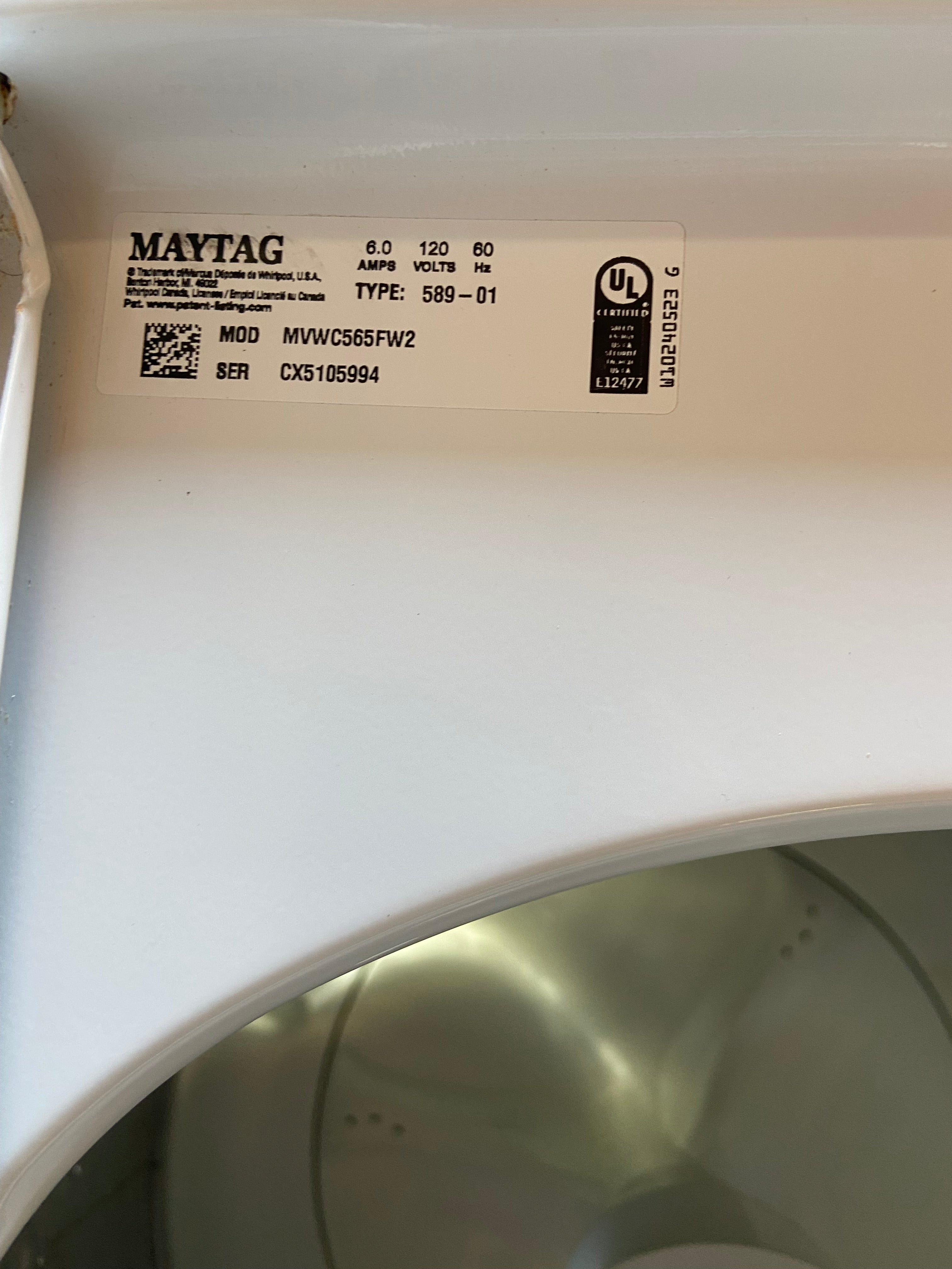Maytag Commercial Technology Large Capacity Washer & Dryer
