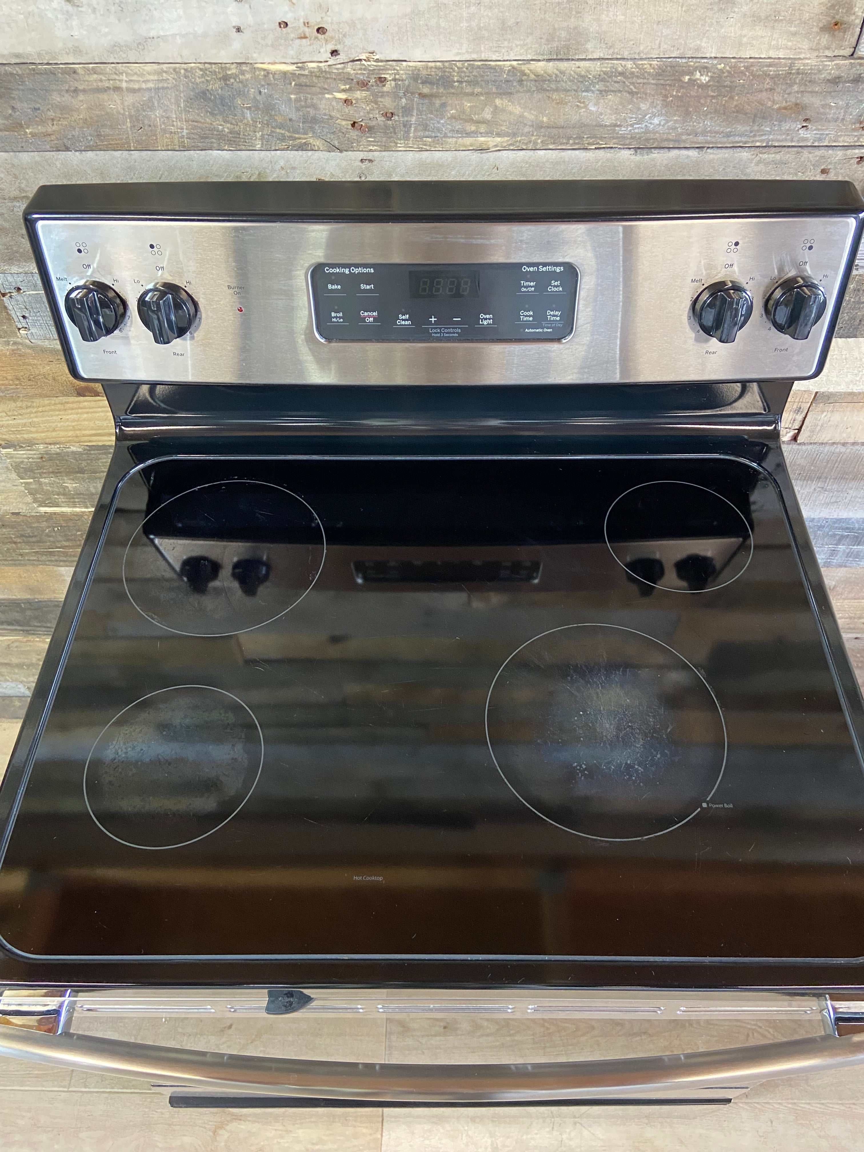GE Stainless 4 Burner Range