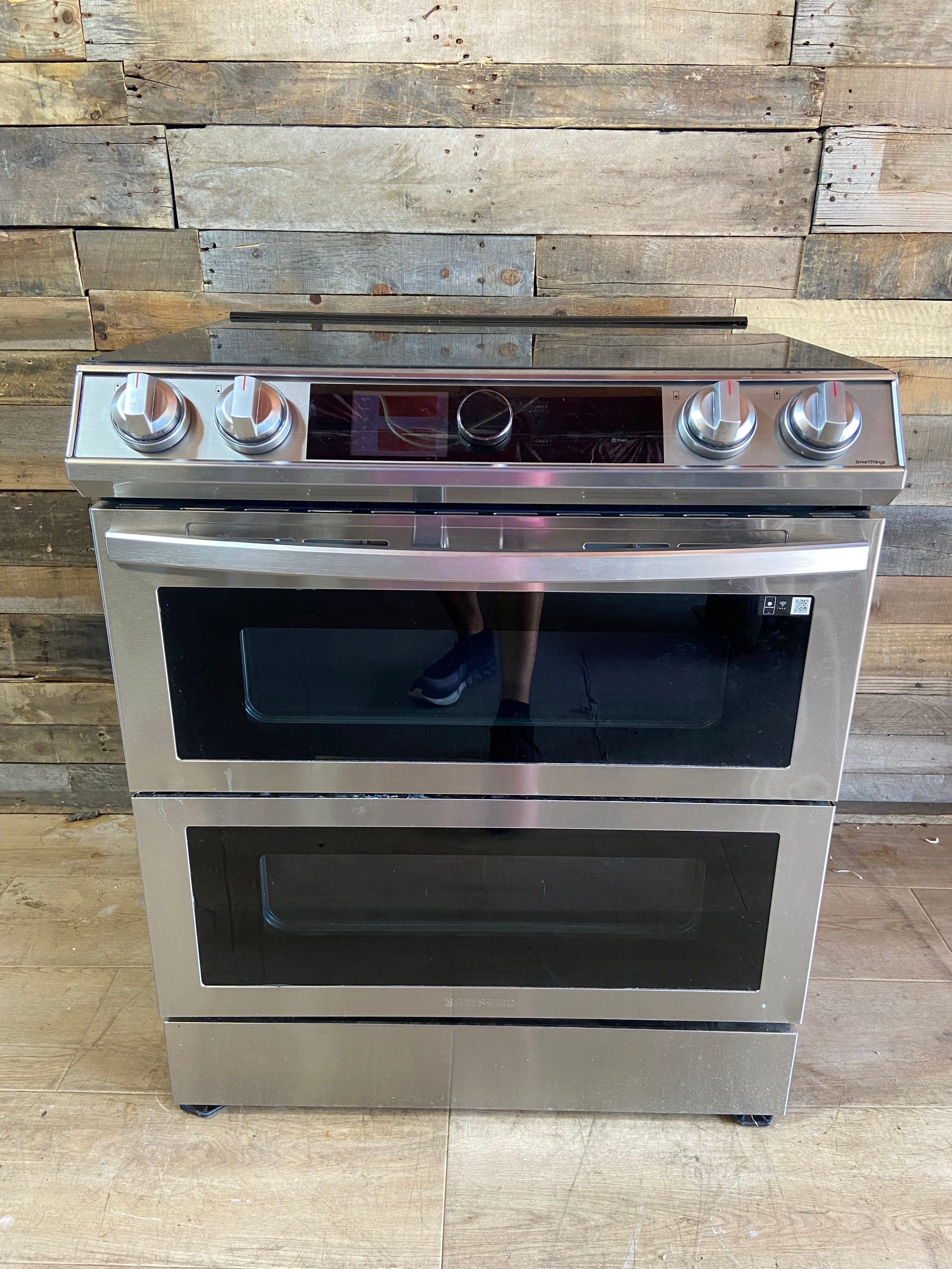 6.3 cu ft. Smart Slide-in Electric Range with Smart Dial, Air Fry, & Flex Duo™ in Stainless Steel