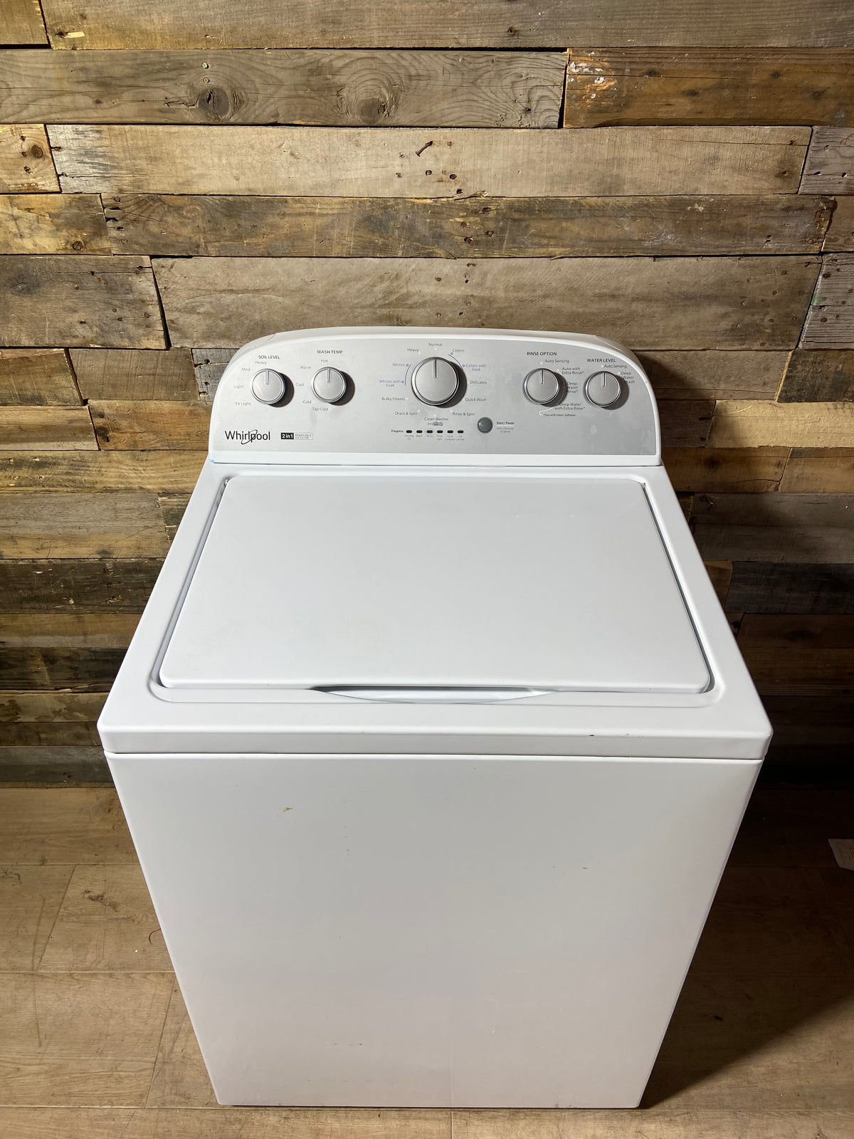 Whirlpool 2in1 removable agitator washing machine