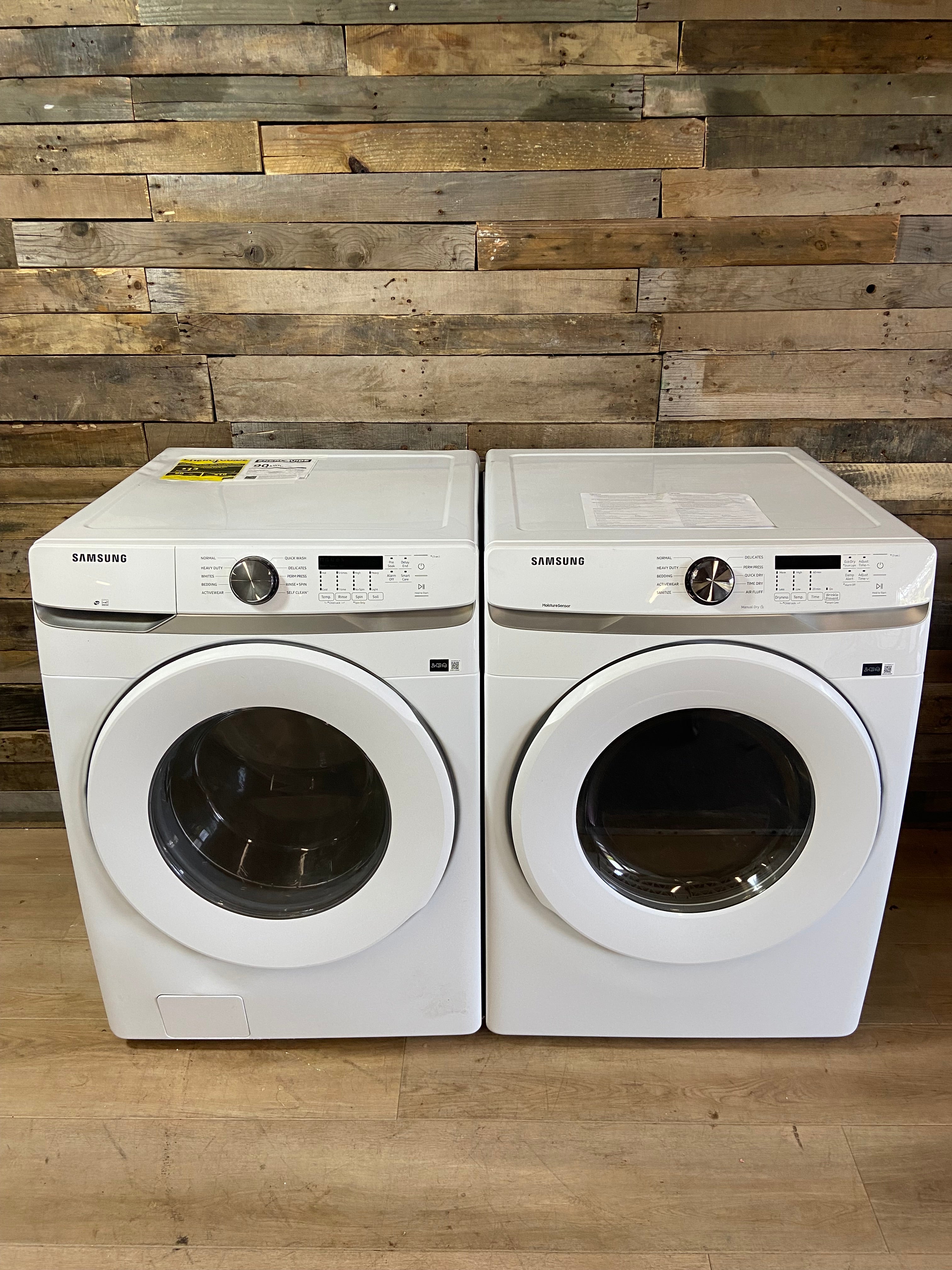 Samsung White 4.5 Cu Ft Front Load Set