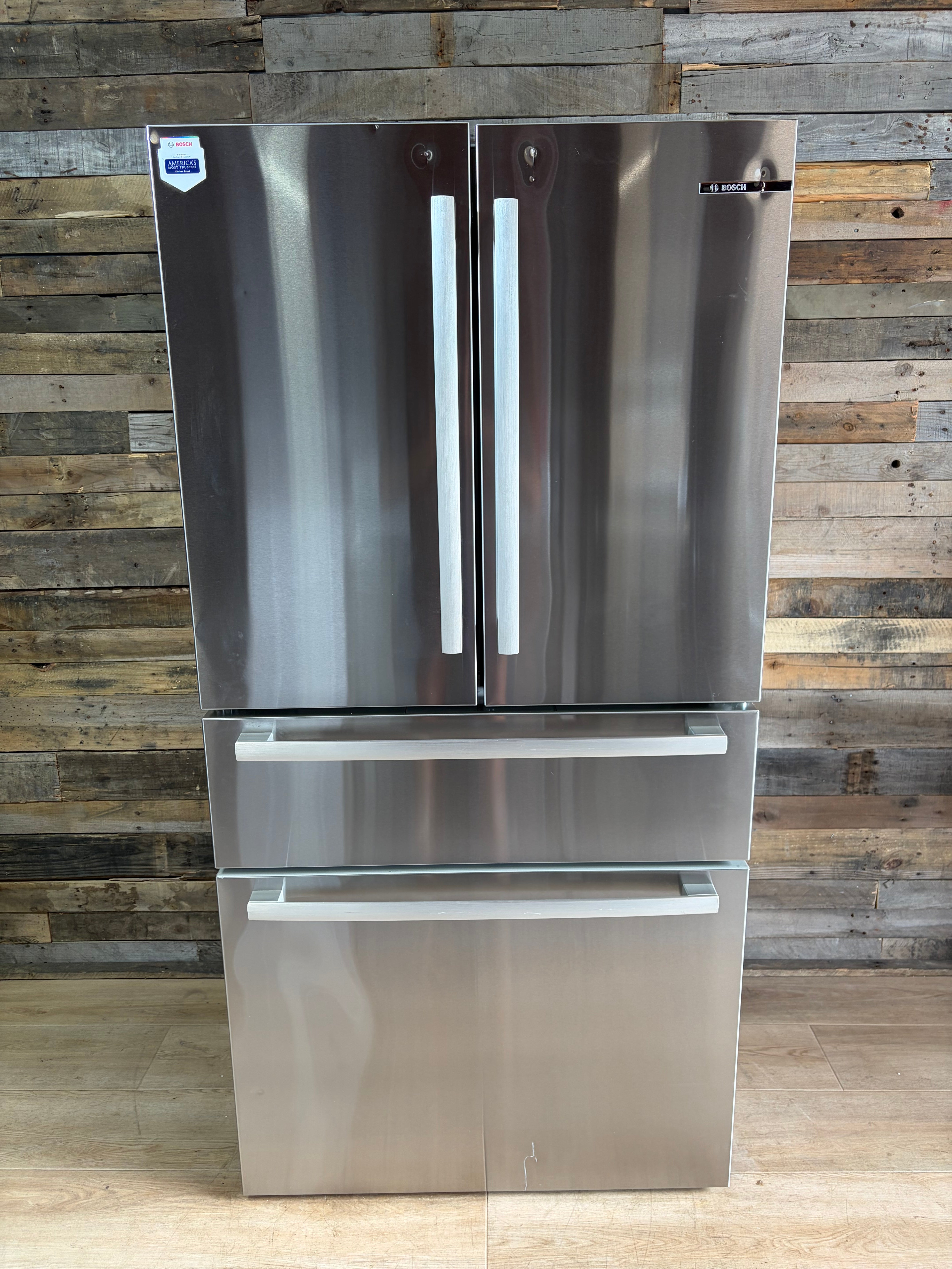 Bosch® 800 Series 36" 20.5 Cu. Ft. Stainless Steel Counter Depth French Door Refrigerator