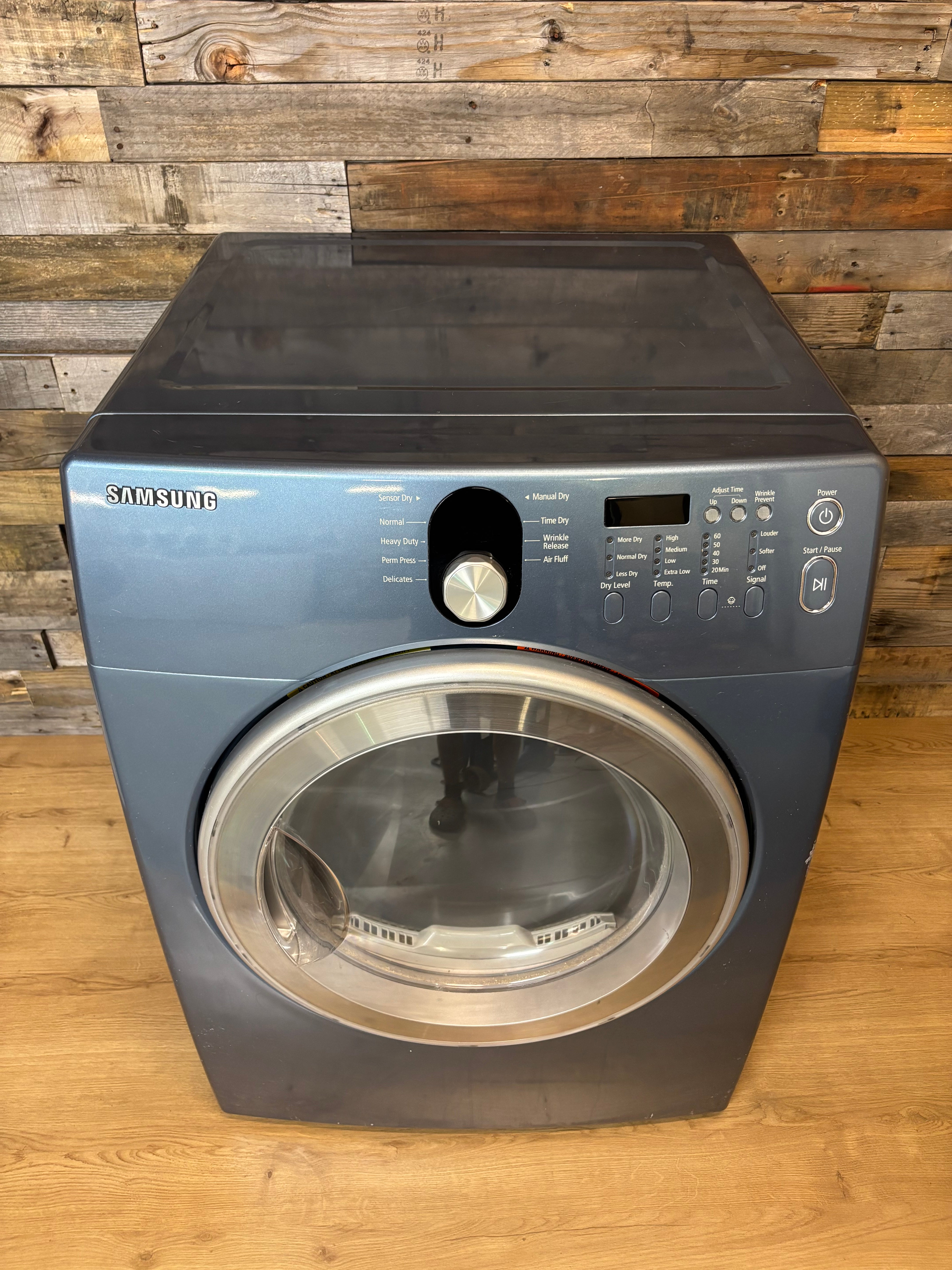 Blue Samsung Front Load Style Dryer