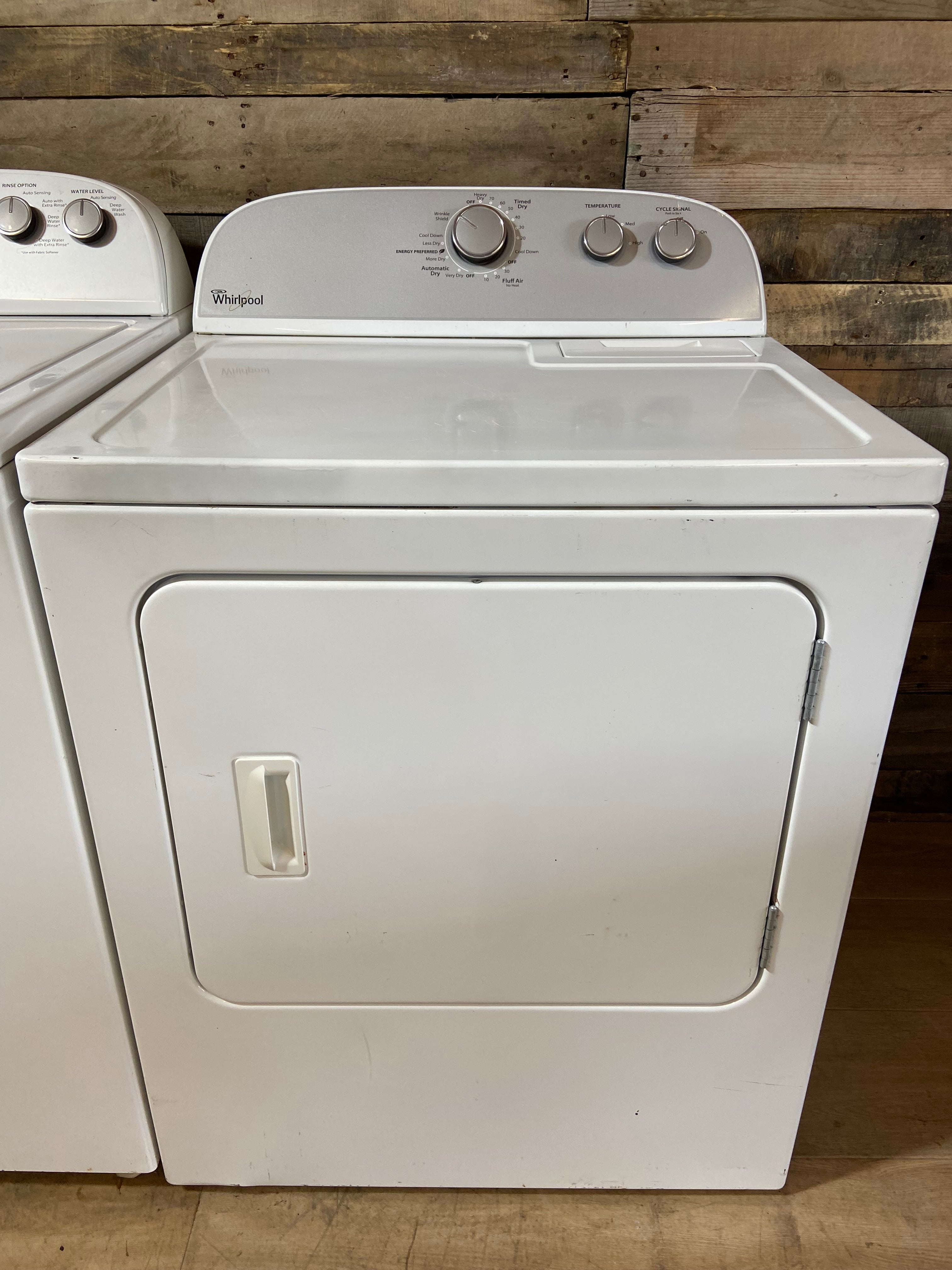 Whirlpool Large Capacity Top Load Washer & Dryer Set
