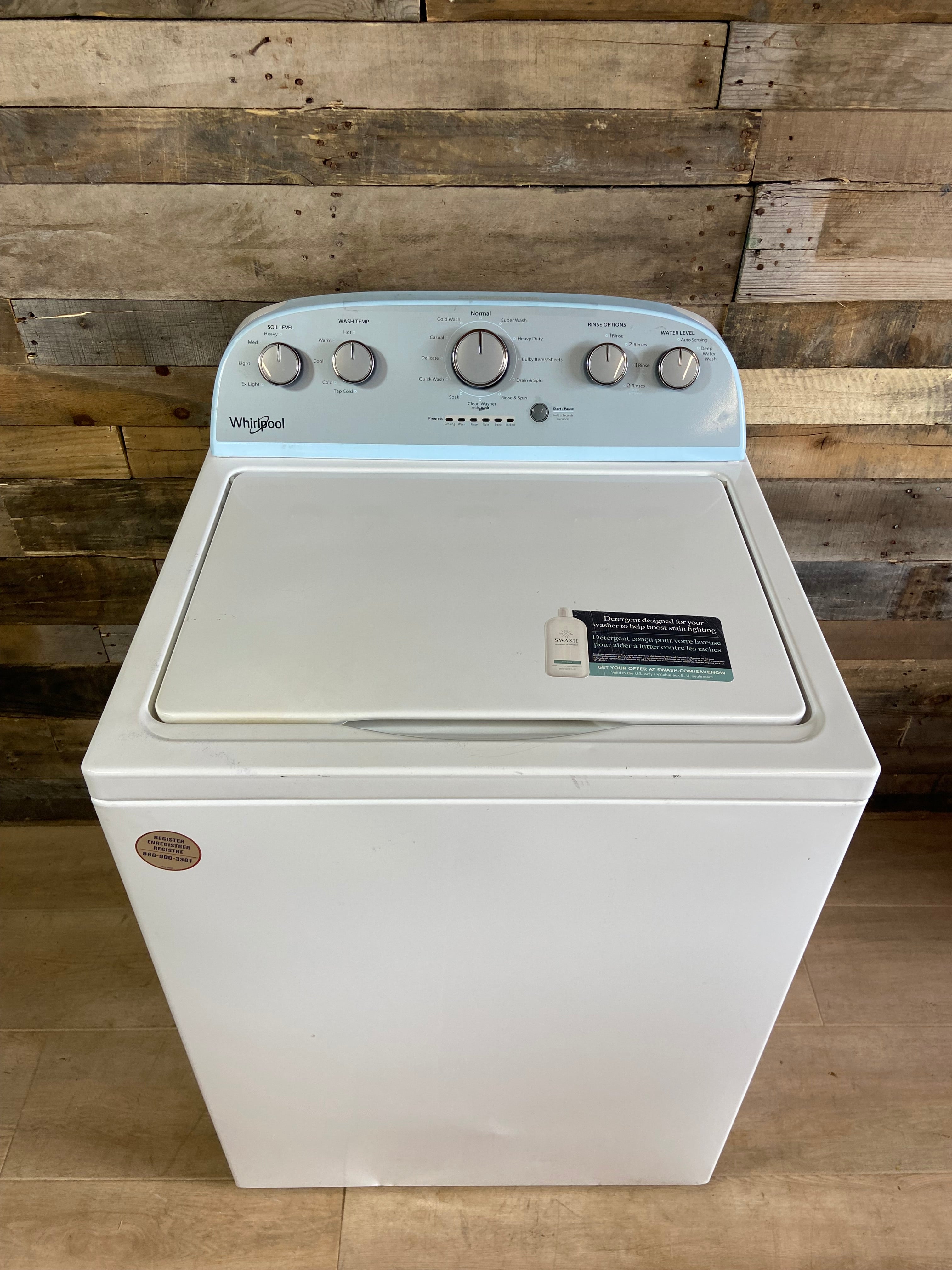 Whirlpool Grey Face Top Load Washer