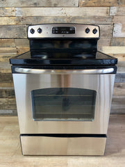 GE Stainless Glass Top Range