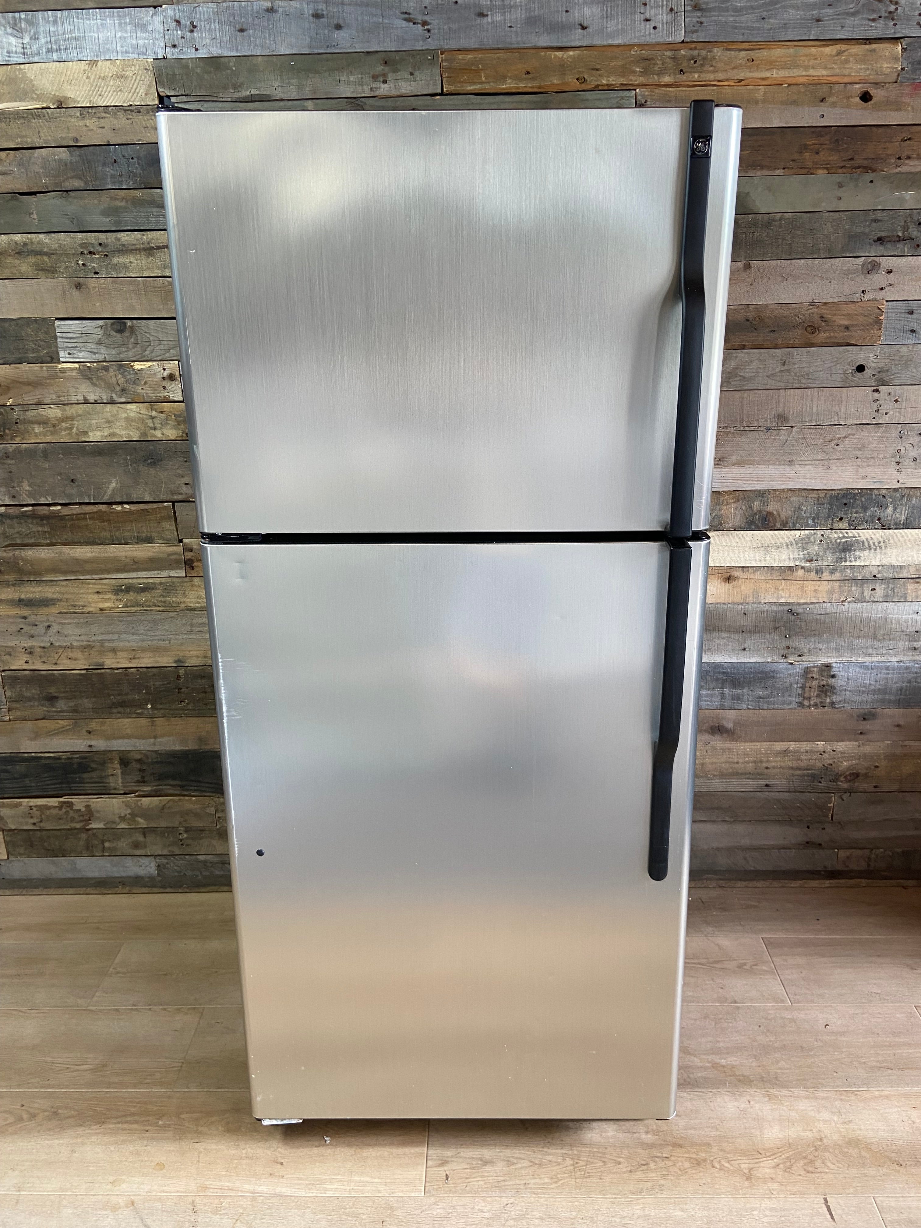 GE Stainless Top Bottom Refrigerator
