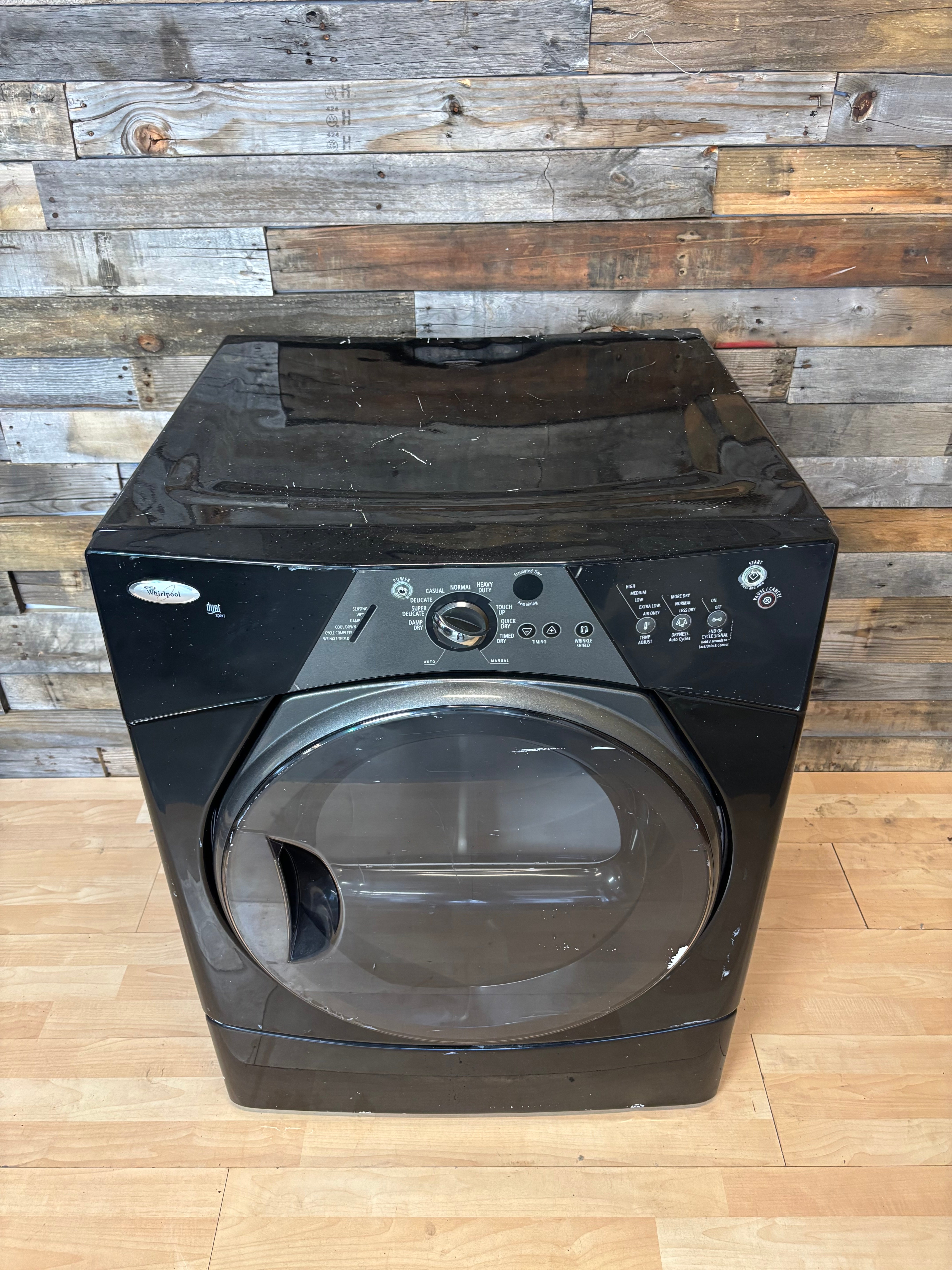 Black Whirlpool Duet Dryer