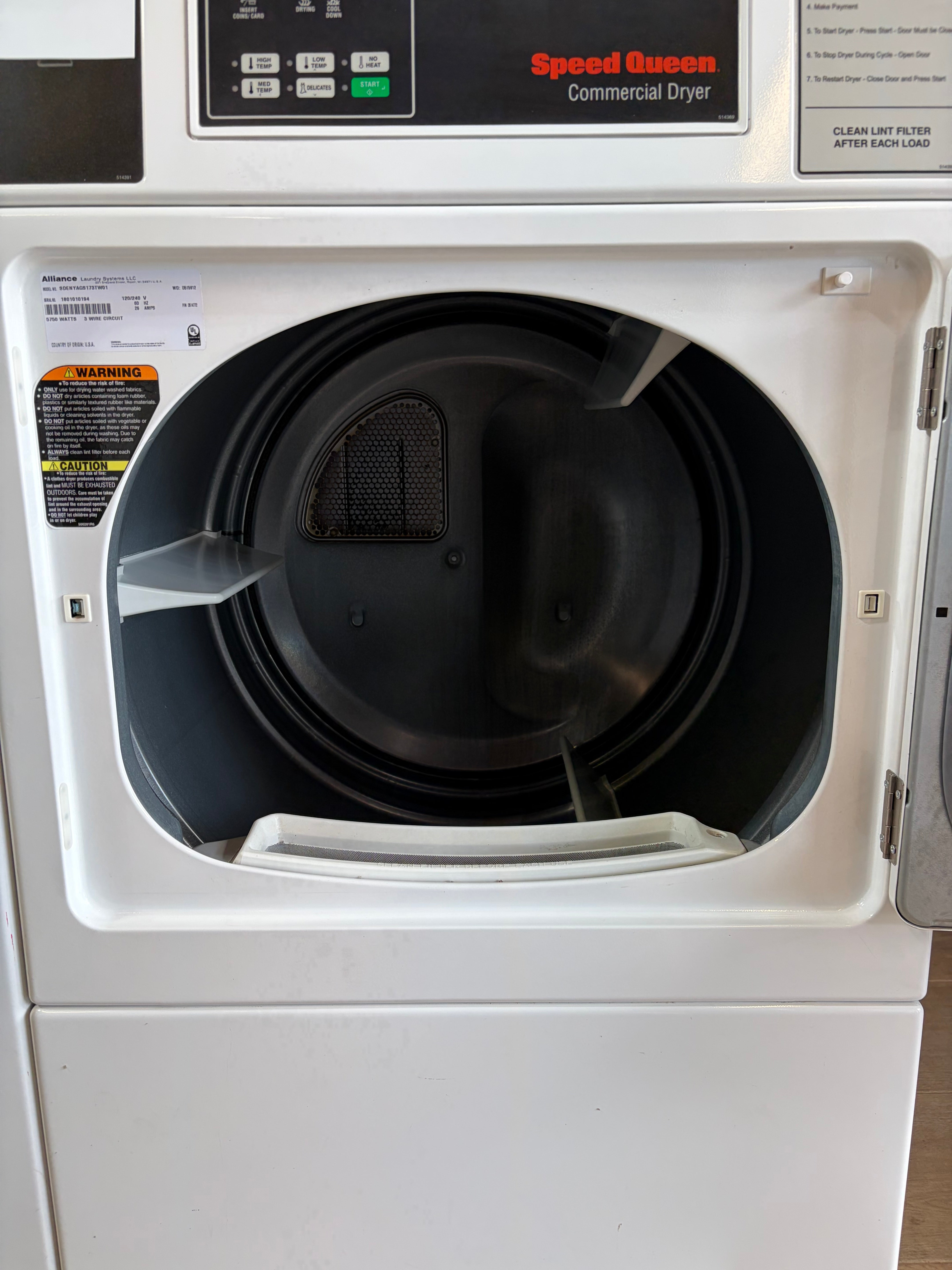 SpeedQueen Commercial Washer and Dryer Set