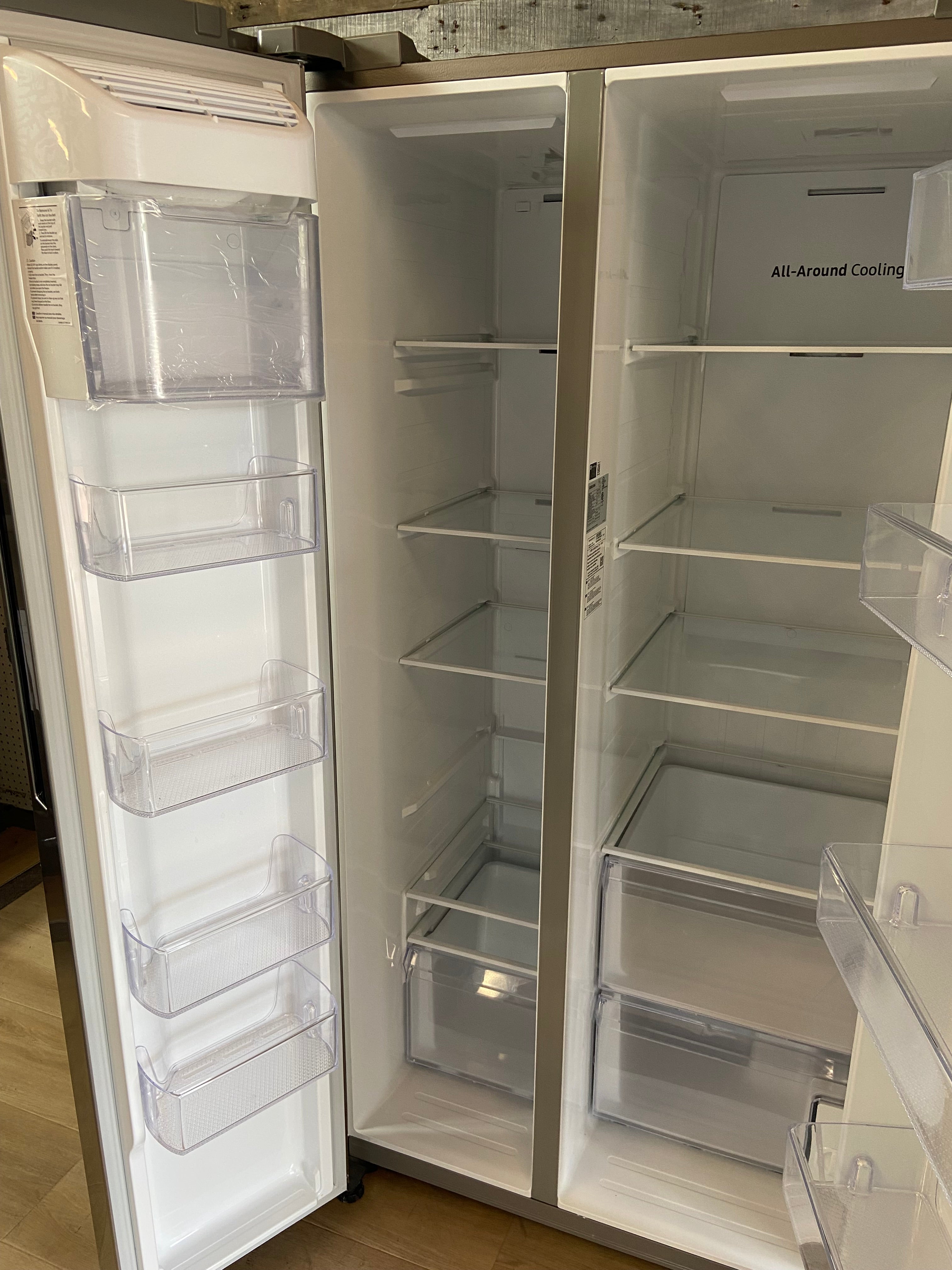 Samsung 36" 28 Cu. Ft. Fingerprint Resistant Stainless Steel Side-by-Side Refrigerator