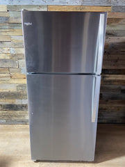 Whirlpool 30” Stainless Steel Top/Bottom Refrigerator With Ice Maker