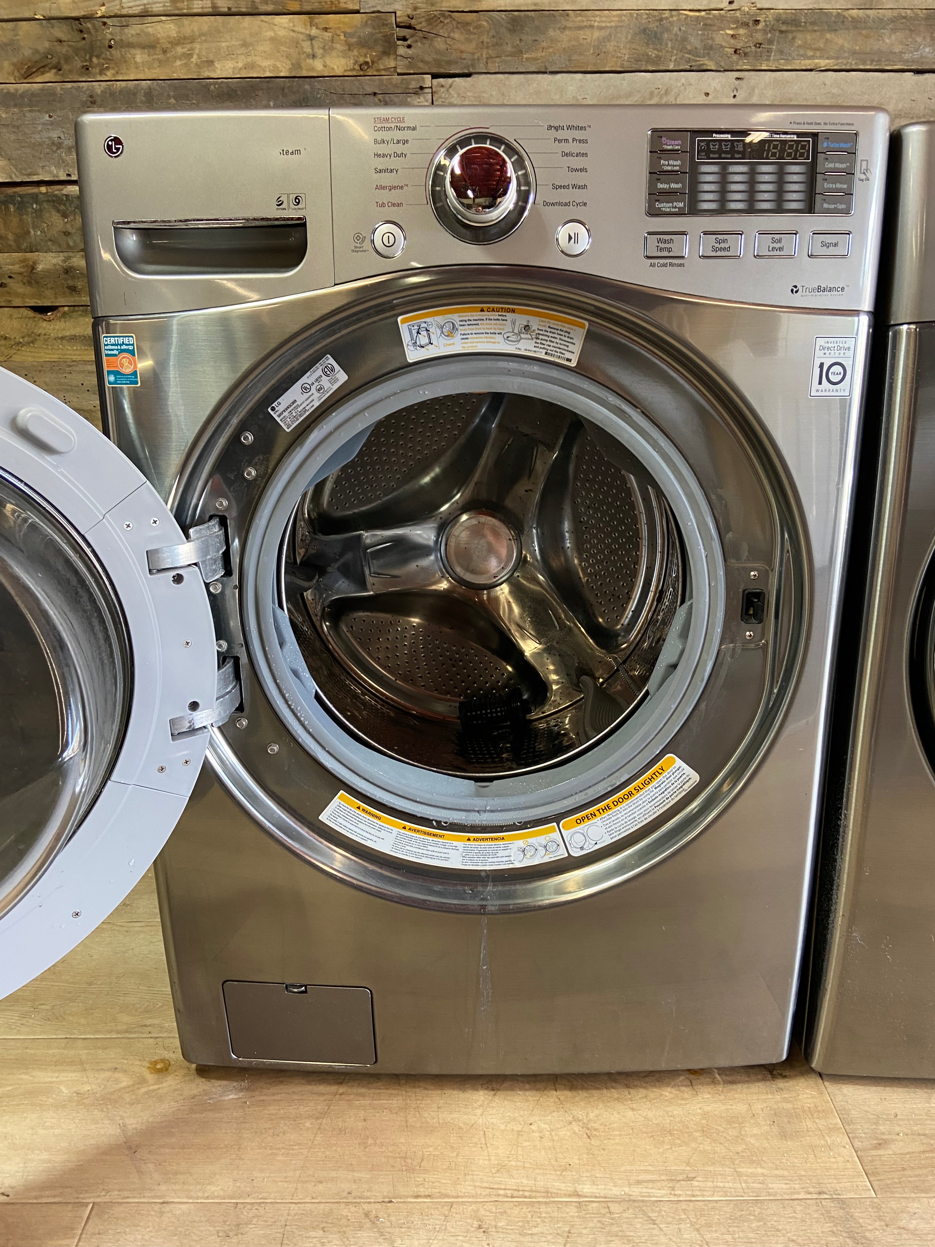 LG Front Load Direct Drive Stainless Washer & Dryer Set