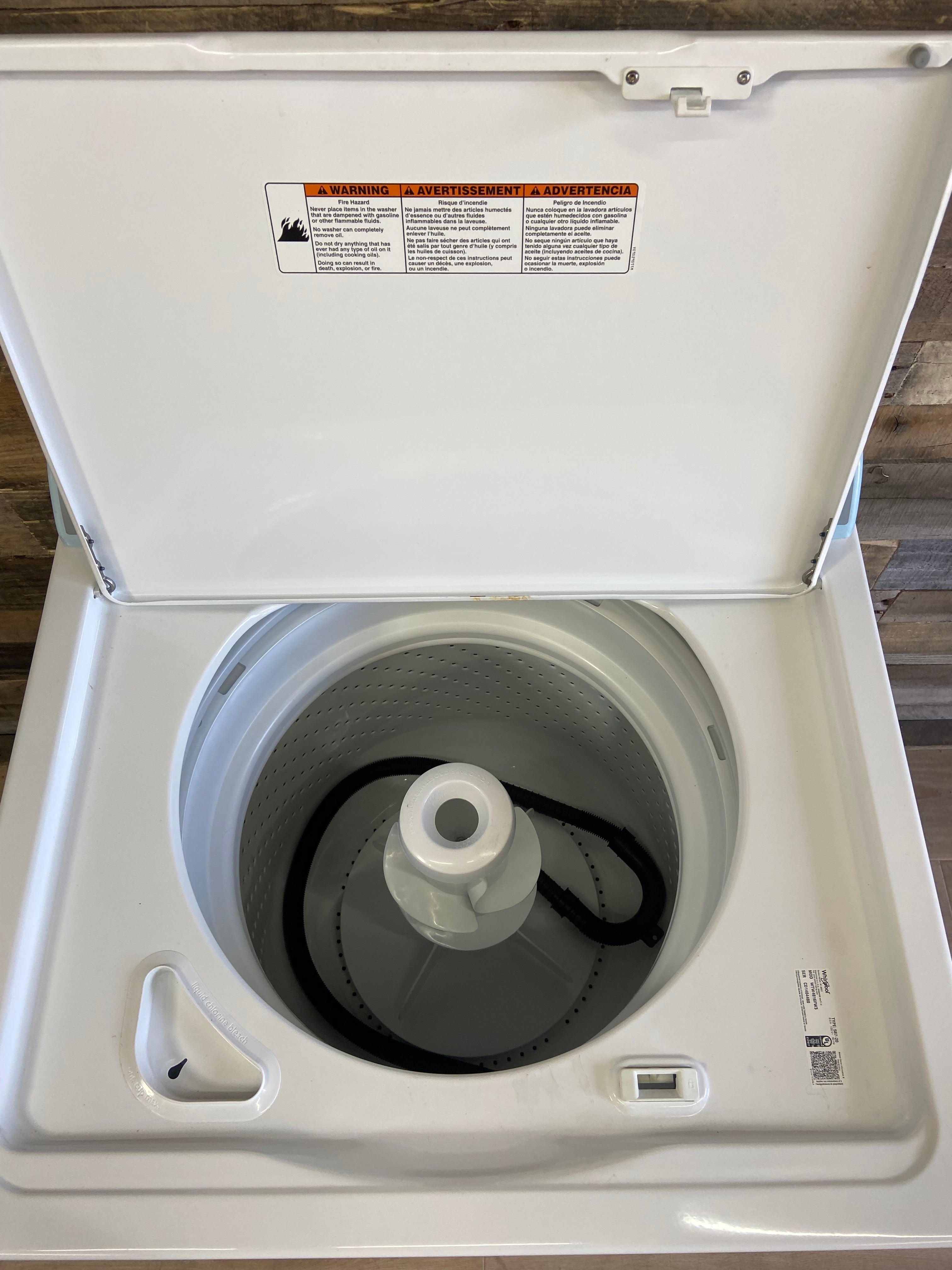 Whirlpool Grey Face Top Load Washer