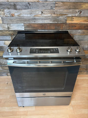 GE Slide-In Stainless Range