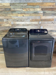 Samsung Black Stainless Washer & Dryer Set