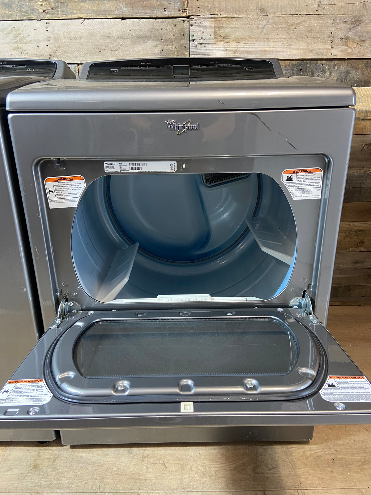 Whirlpool Stainless Steel Large Capacity Washer & Dryer Set