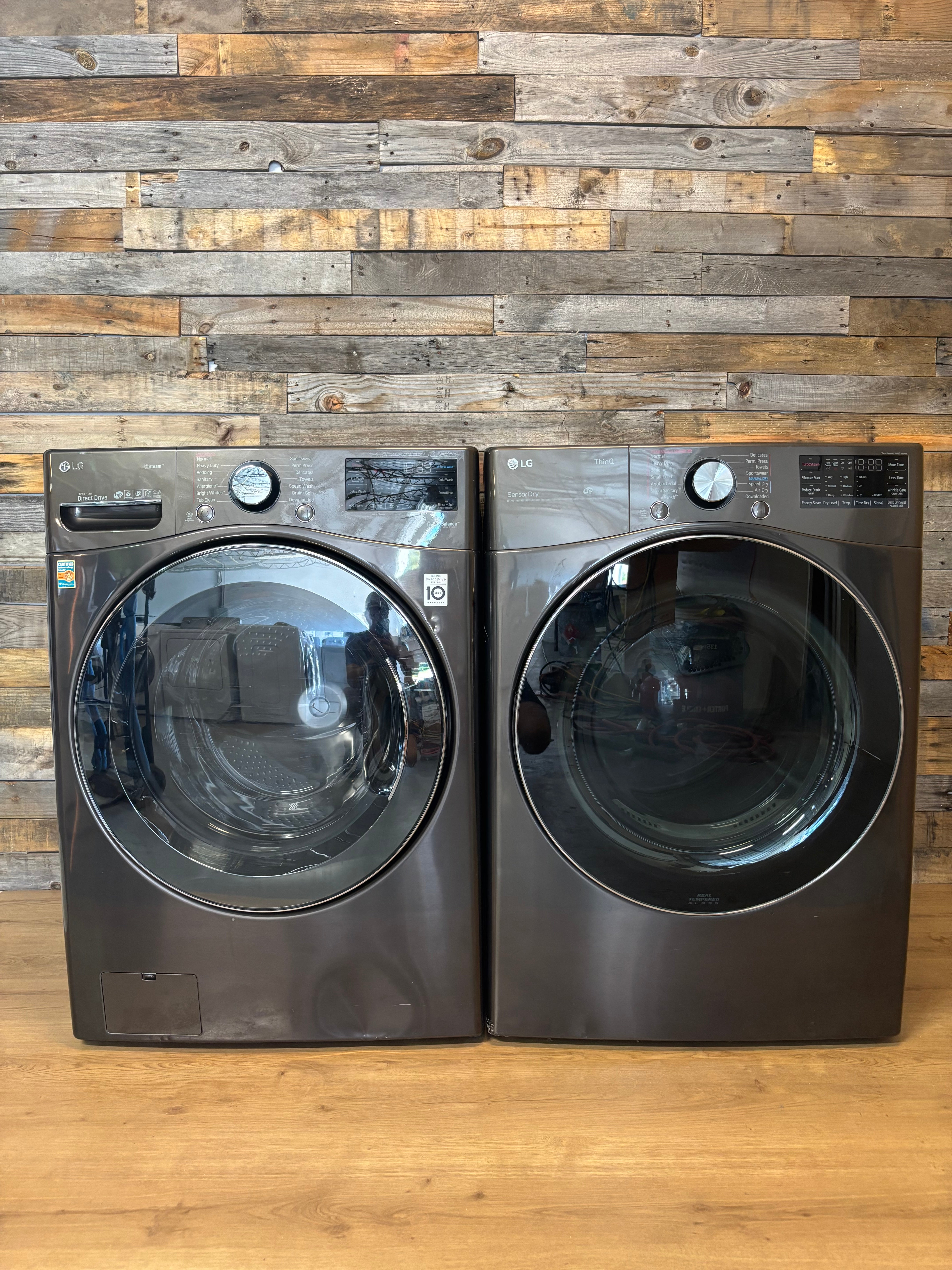 LG Dark Grey Front Load Set